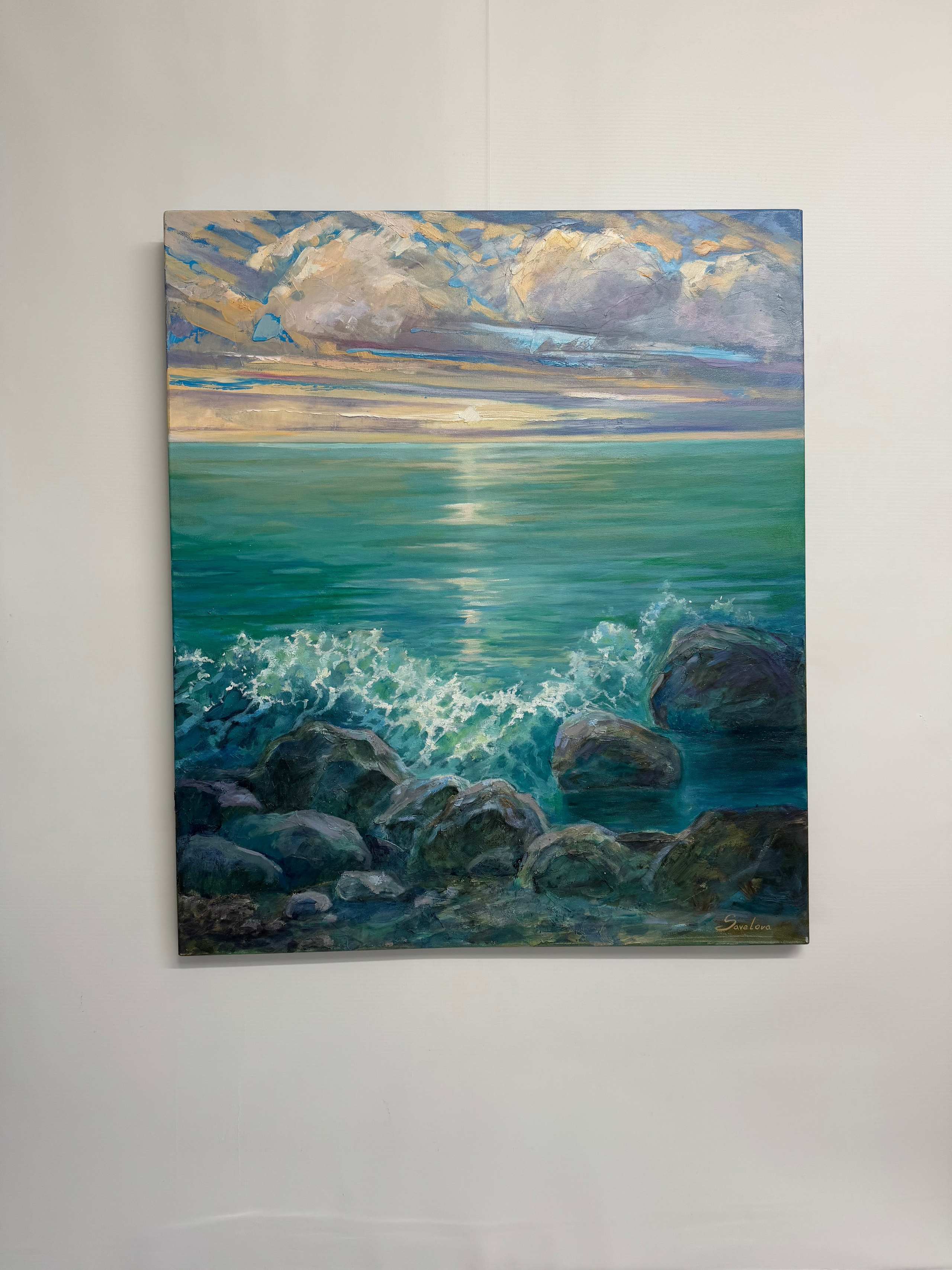 «Green sea». Художник живописец Савелова Ольга