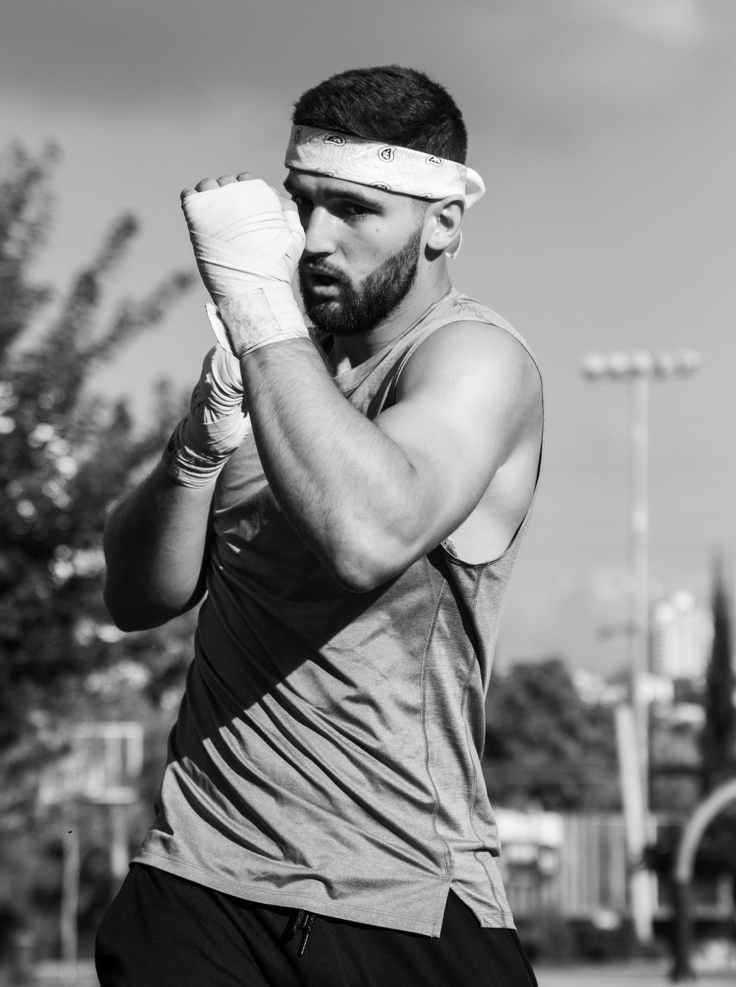 Boxing Coach. Kseny Kolesnik Photography