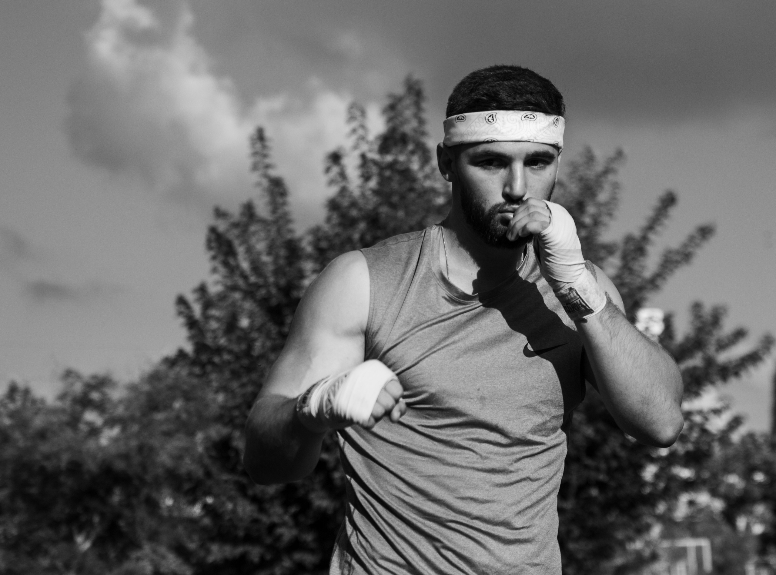 Boxing Coach. Kseny Kolesnik Photography