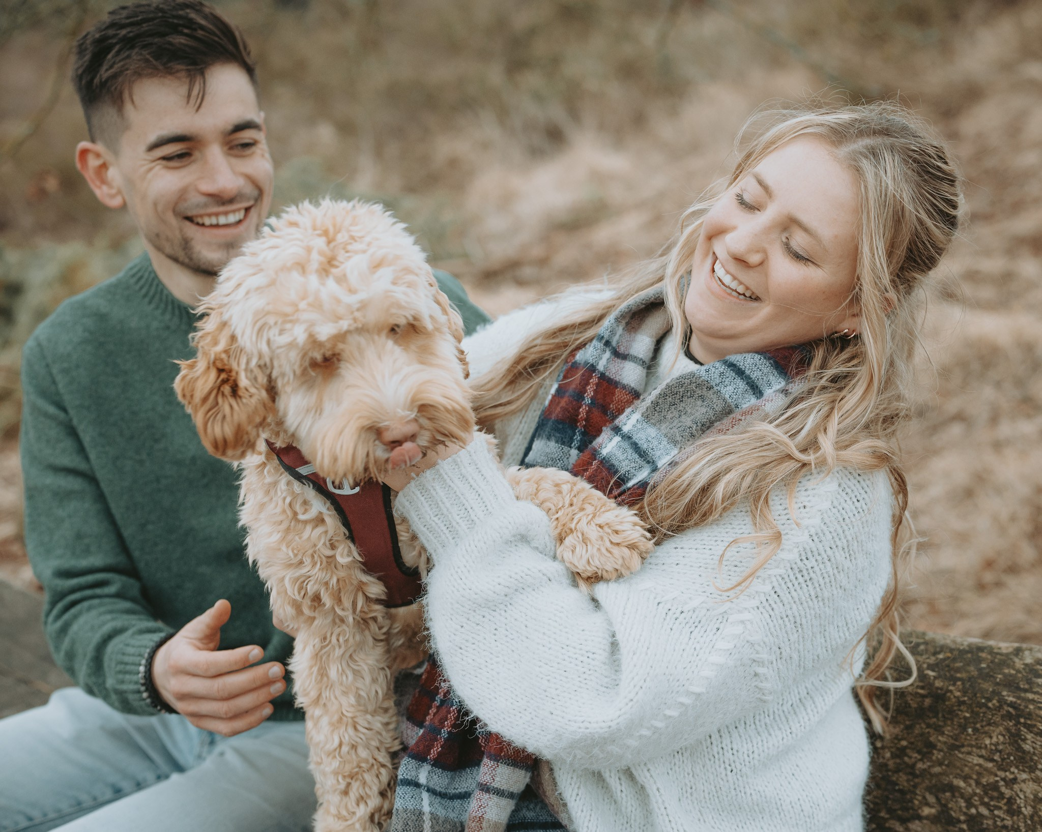 Berre en Amy vieren verloving in natuur - Kapture Fotografie