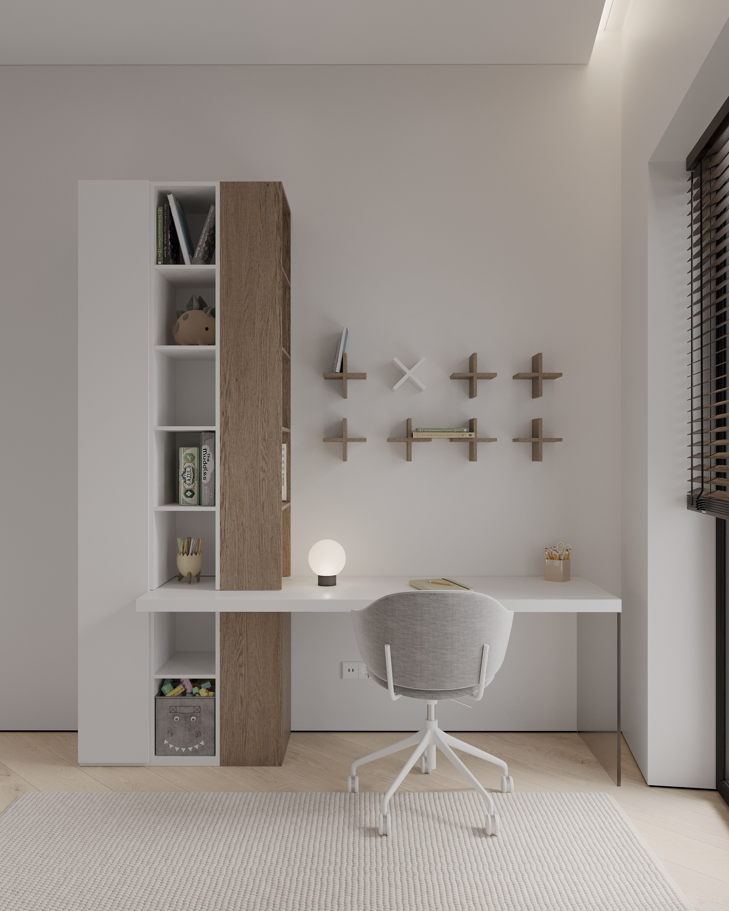 Wooden minimalizm. Simple Archs — high quality visualizations for your interior projects