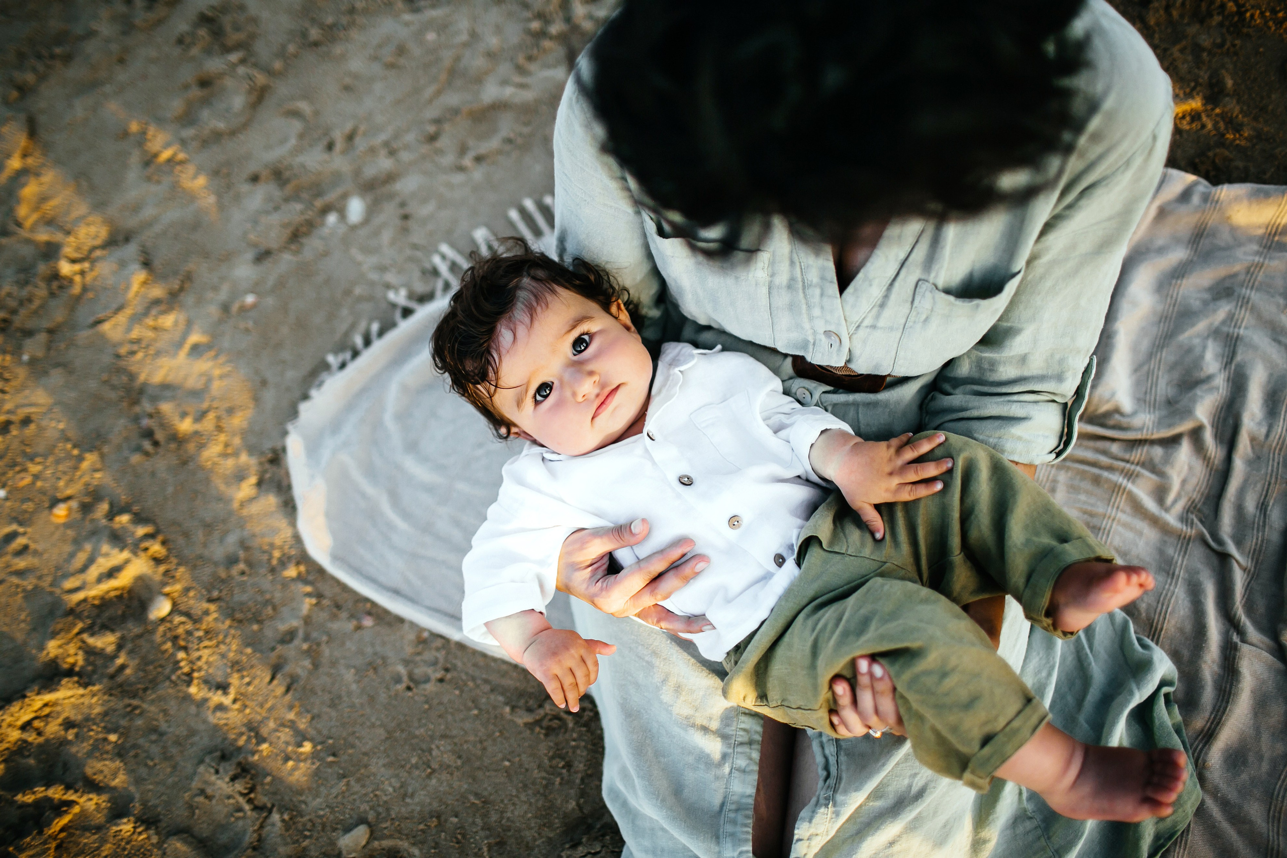 Studentim beach / Eithan 9 month. Family photographer in Israel