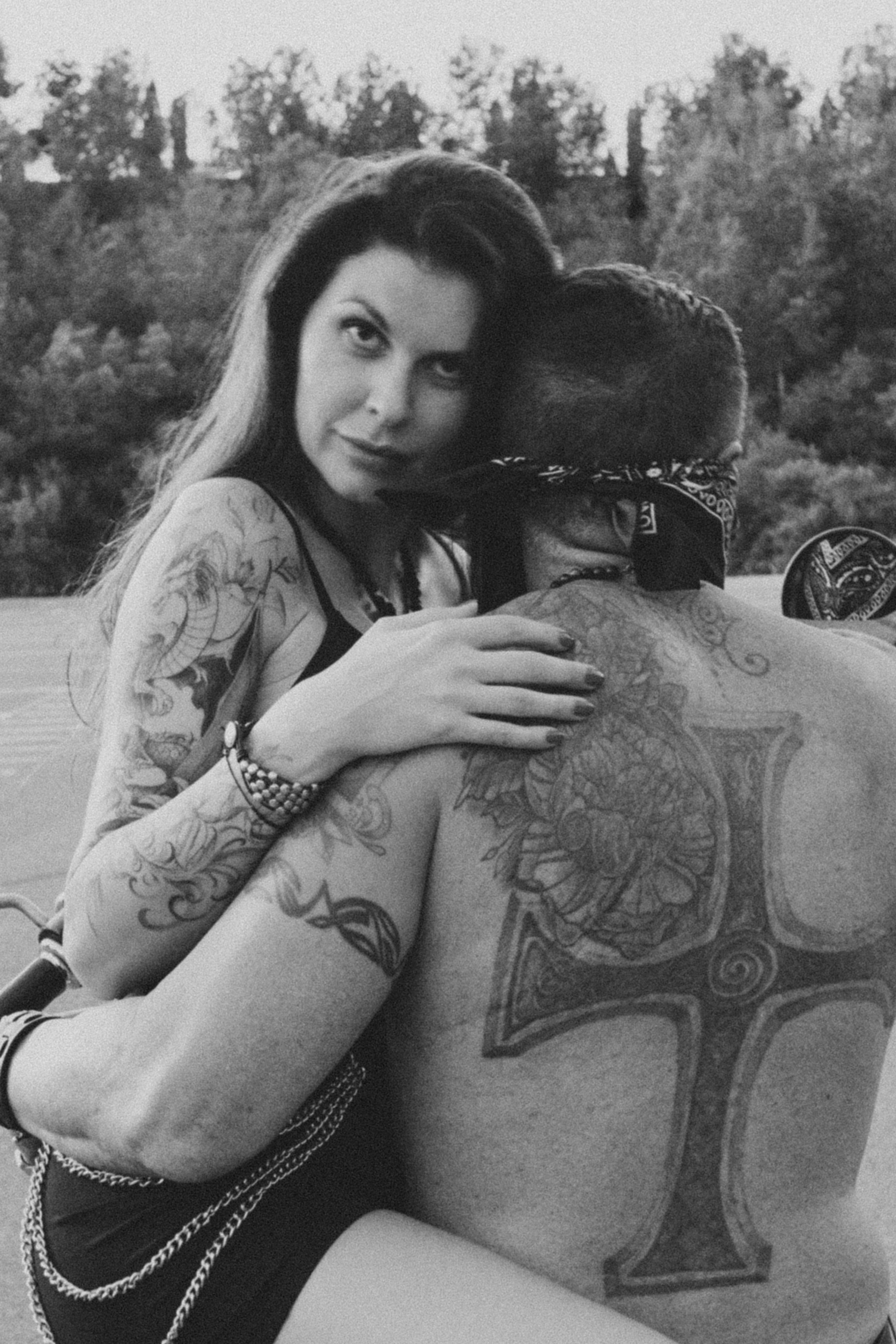 Фотосессия пары на мотоцикле. Профессиональная фотосъемка в Калафелле — Елена Медведева