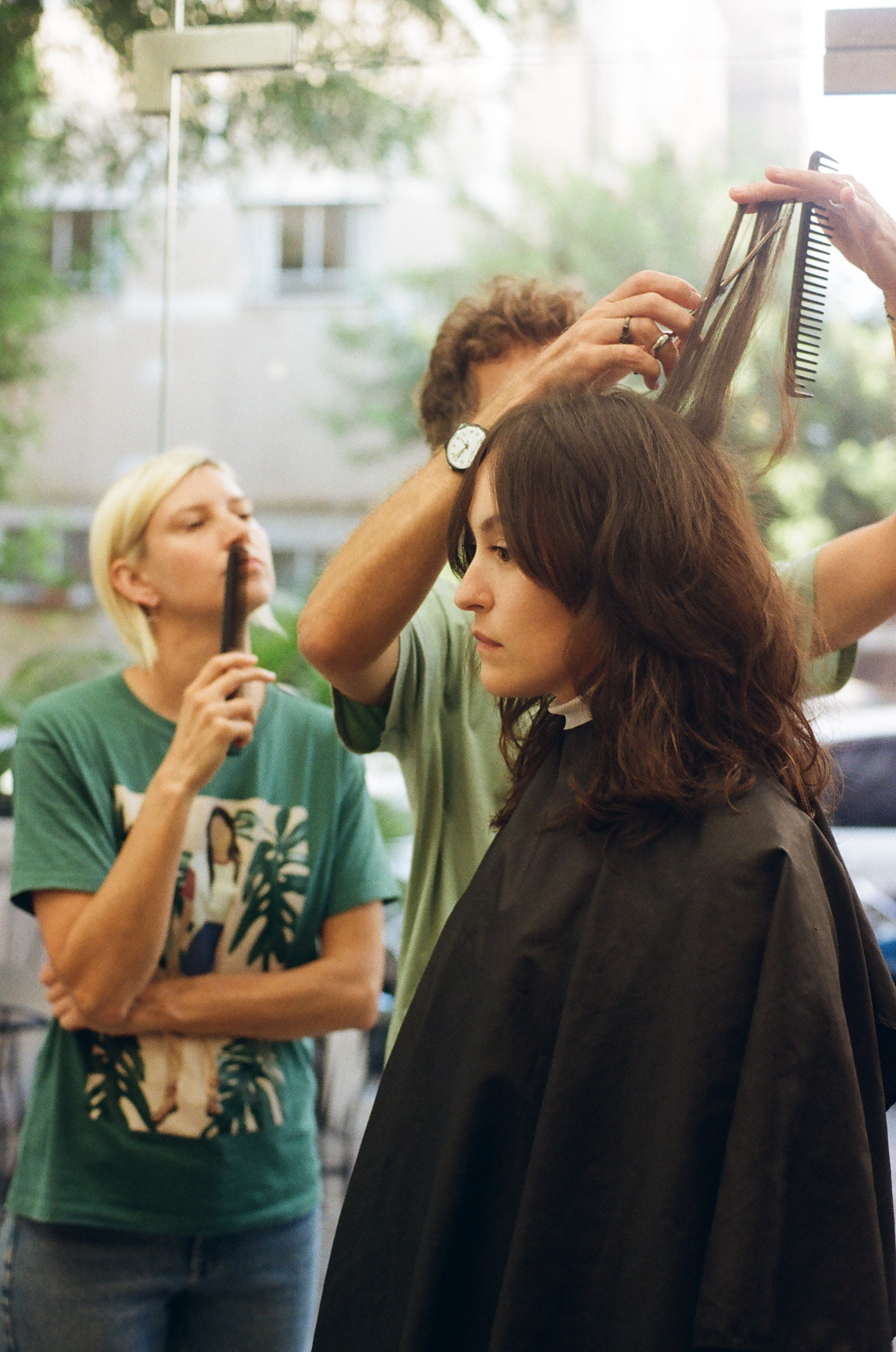 Master class “Haircut”. Film portrait photographer