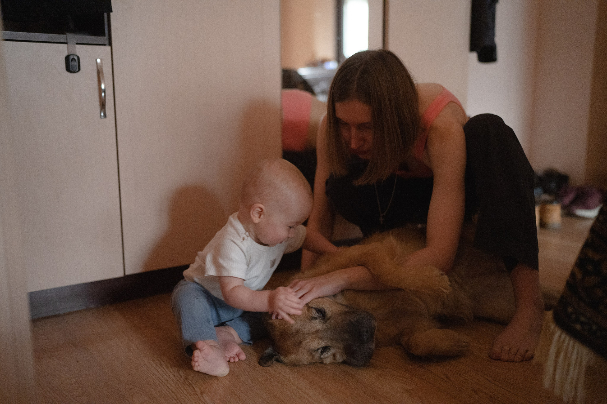 Alena, Vlad and their son Lev. Main