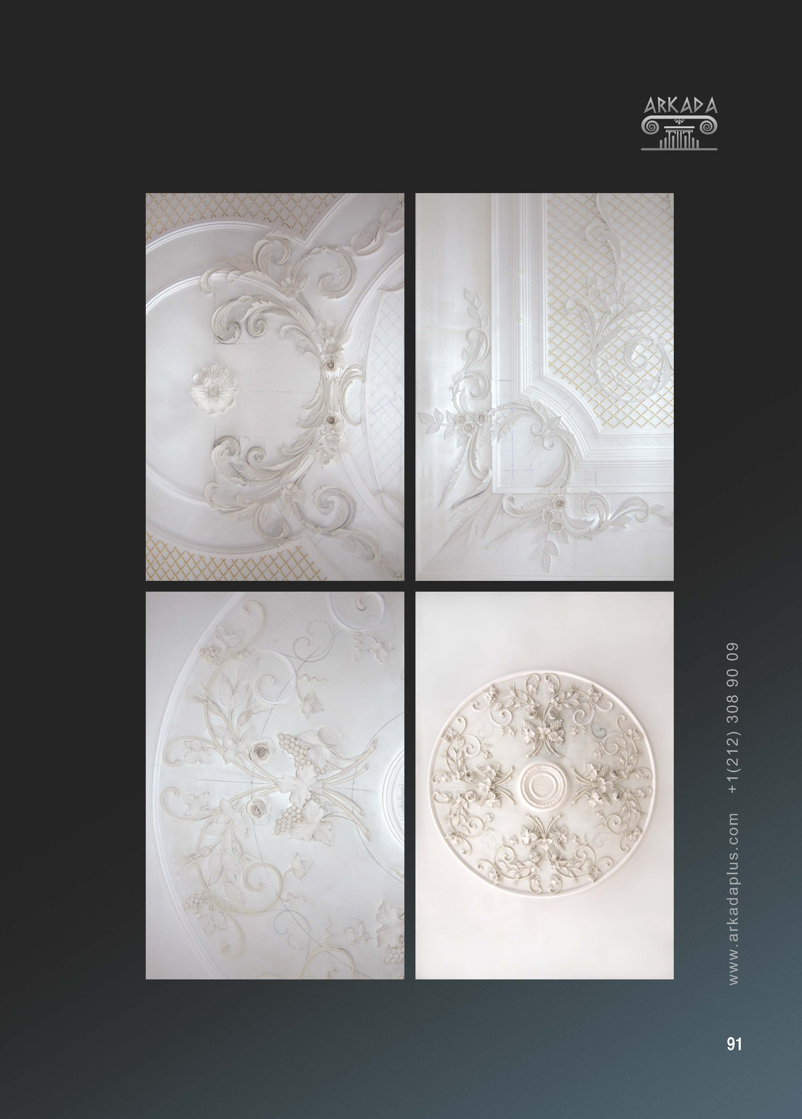 Catalog pages. Plaster molding