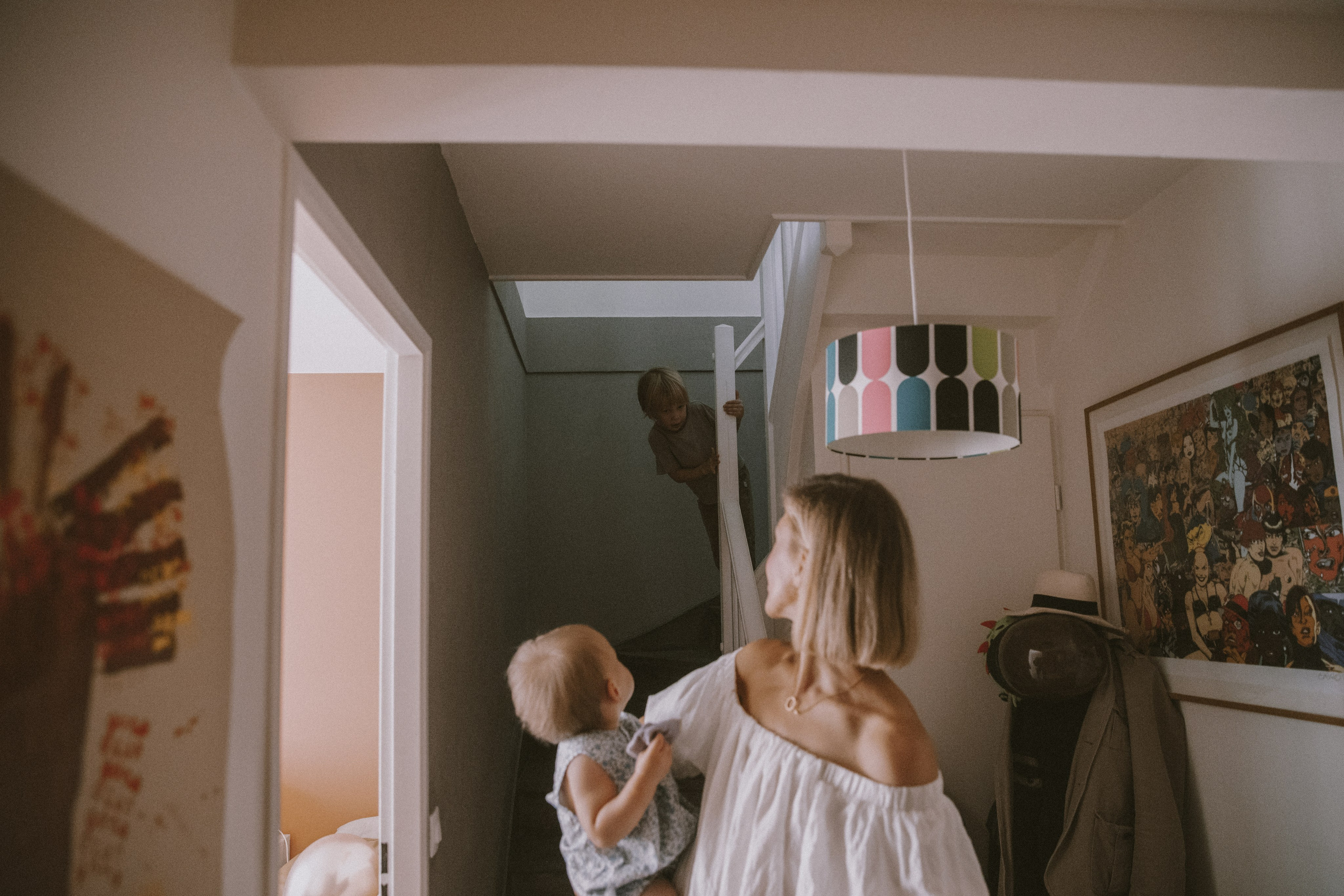 Family At Home Photoshoot in Paris | Natural Lifestyle Photography. Paris Wedding Photographer