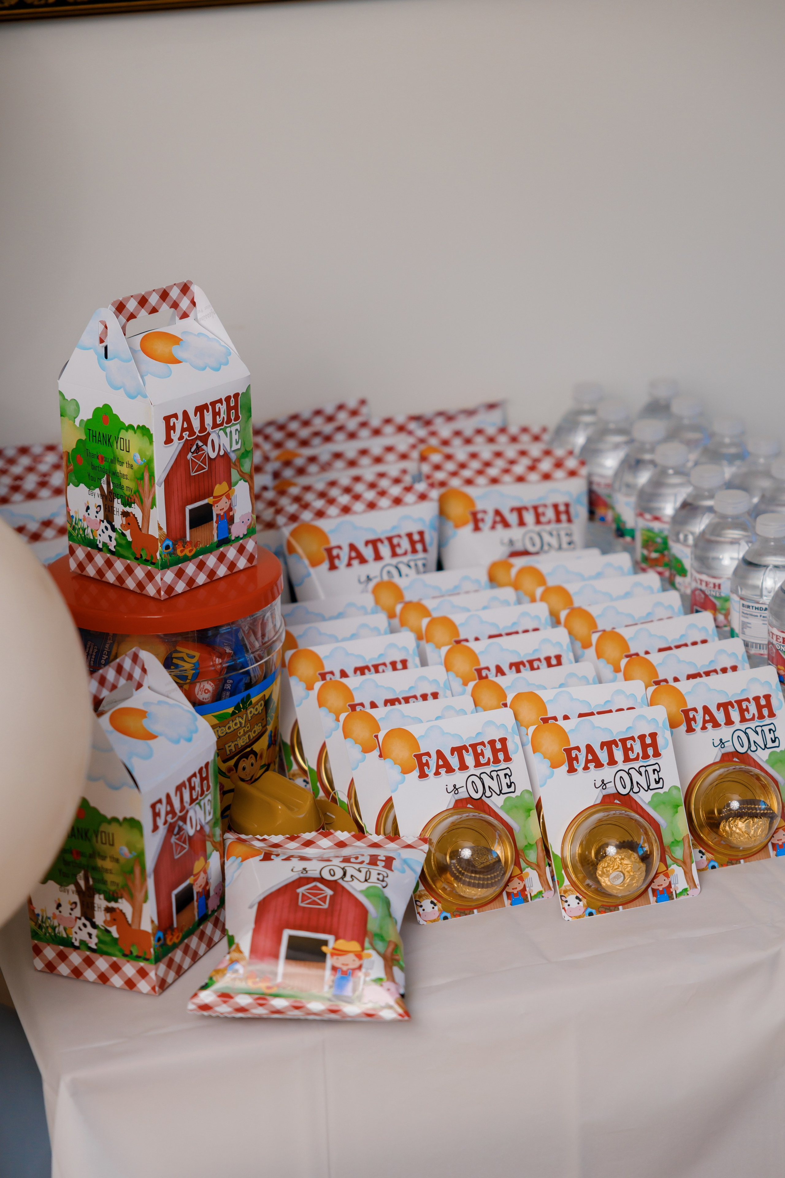 Fateh’s 1st birthday. Home