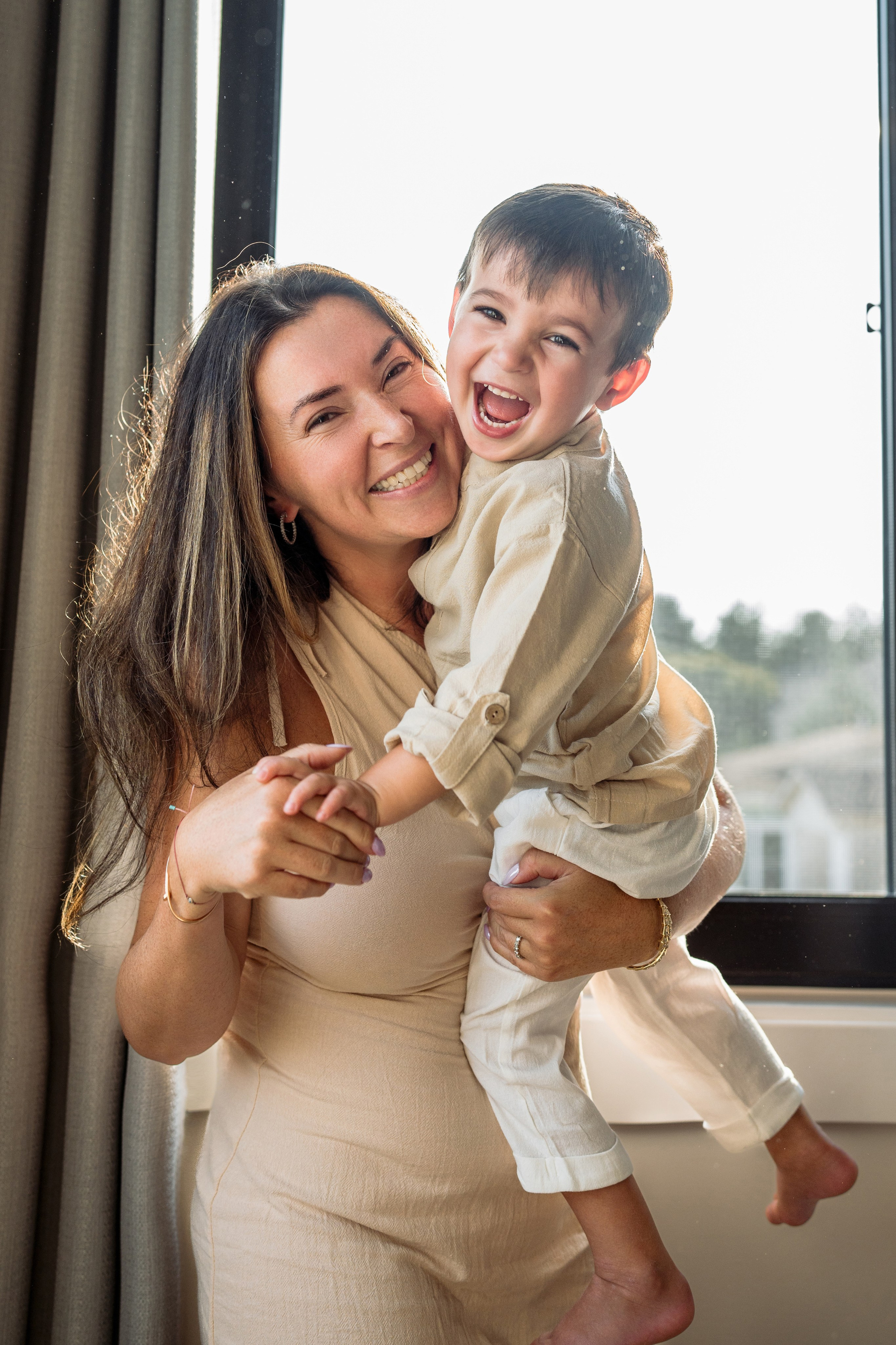 Boris, Lubov, Fiona, Donald, Dylan. At home. Wedding and family photographer and videographer PA, NJ, NY, DE, MD