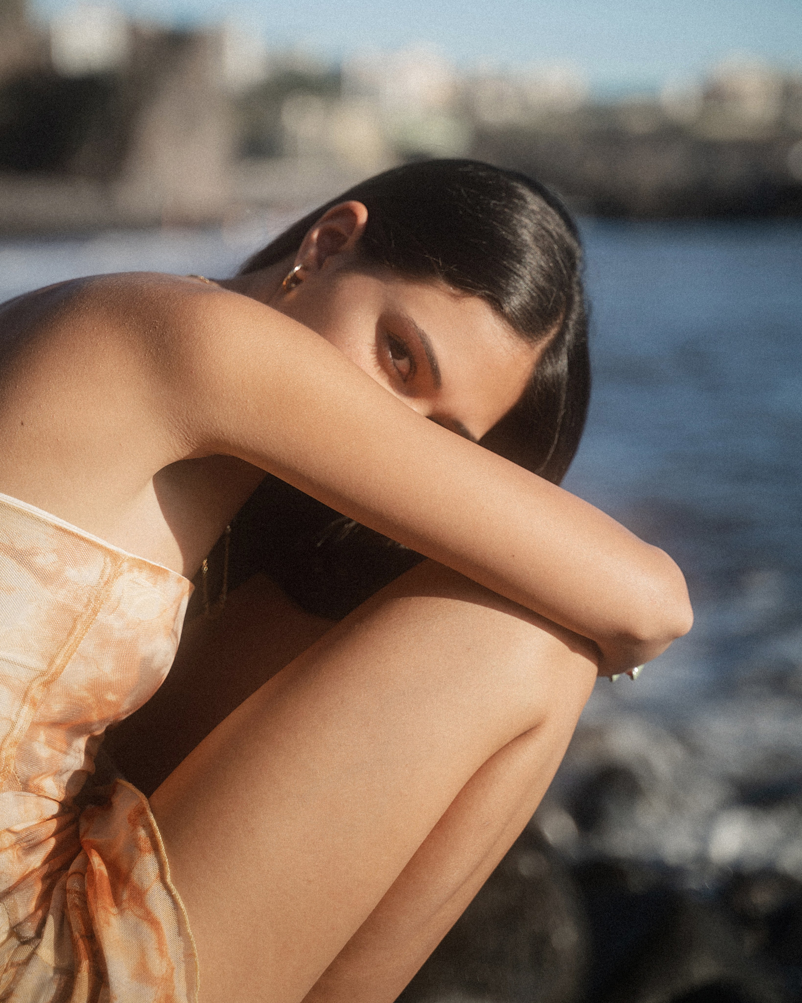 Sunset Portraits with Gabriella | Formosa Beach, Madeira Photography. Your photographer in Madeira