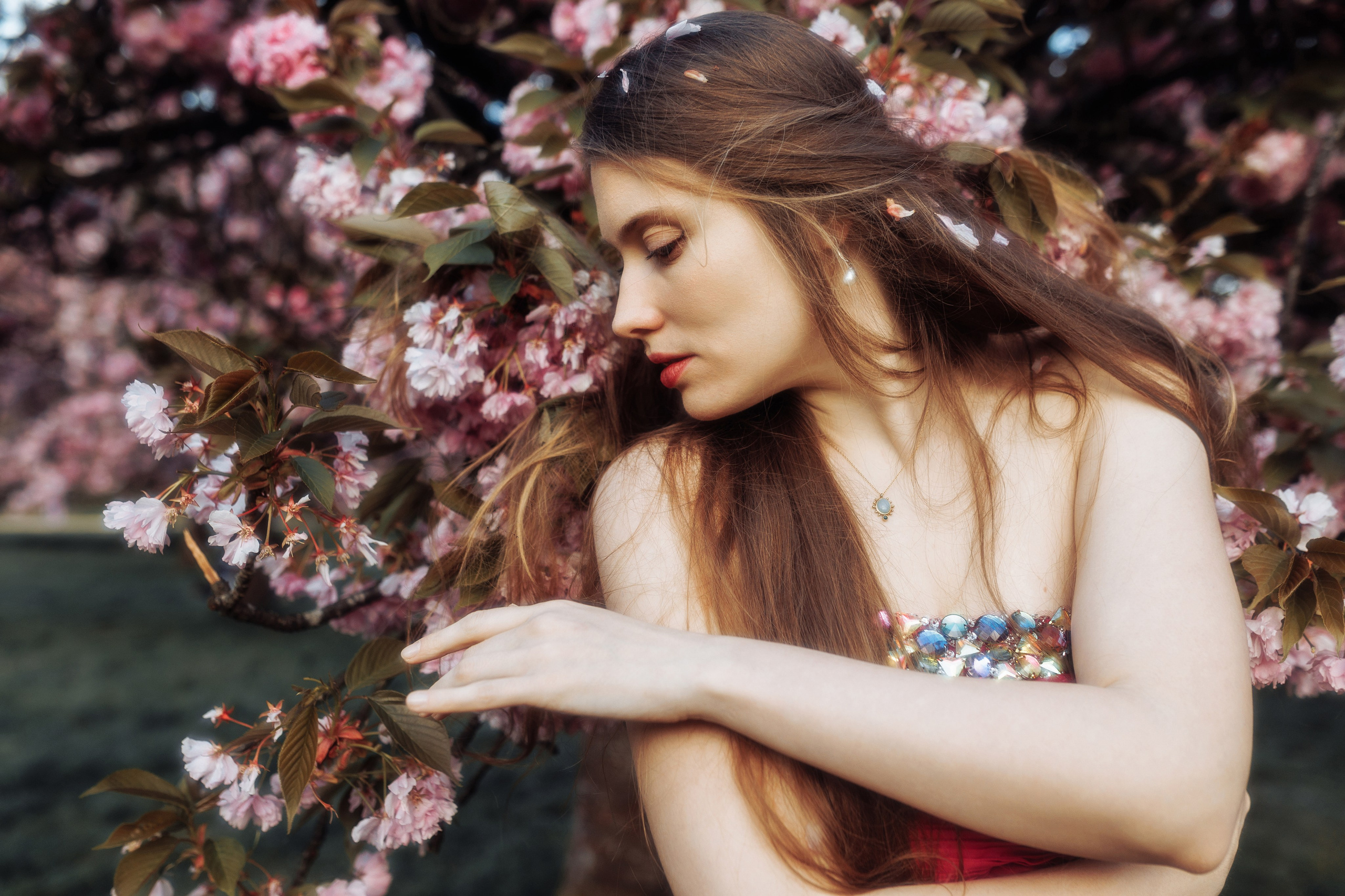 Анастасия. Съемка в цветении