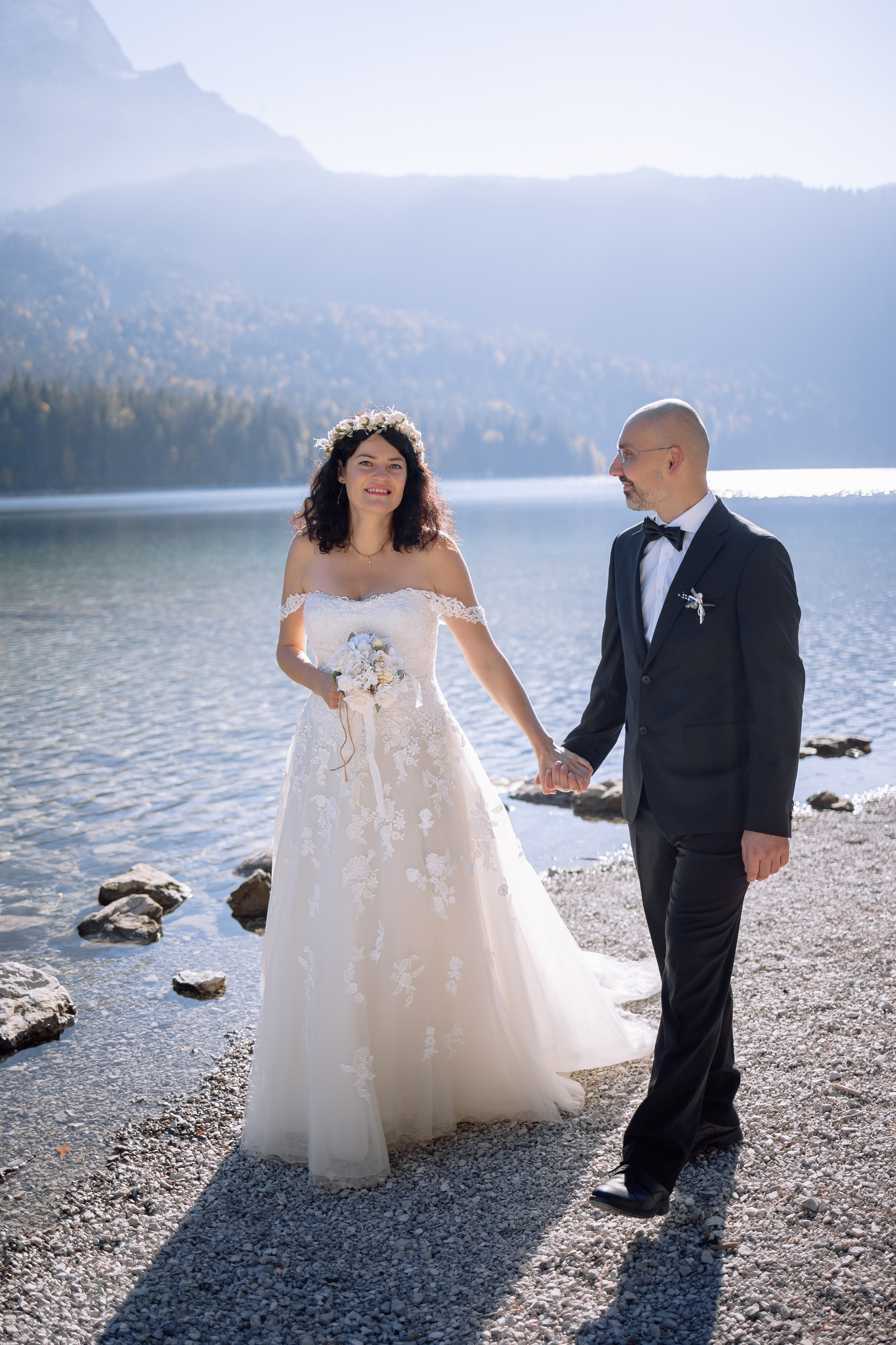 Eibsee. Hochzeitsfotograf München Taufe Familienfotograf Tanja Mauke