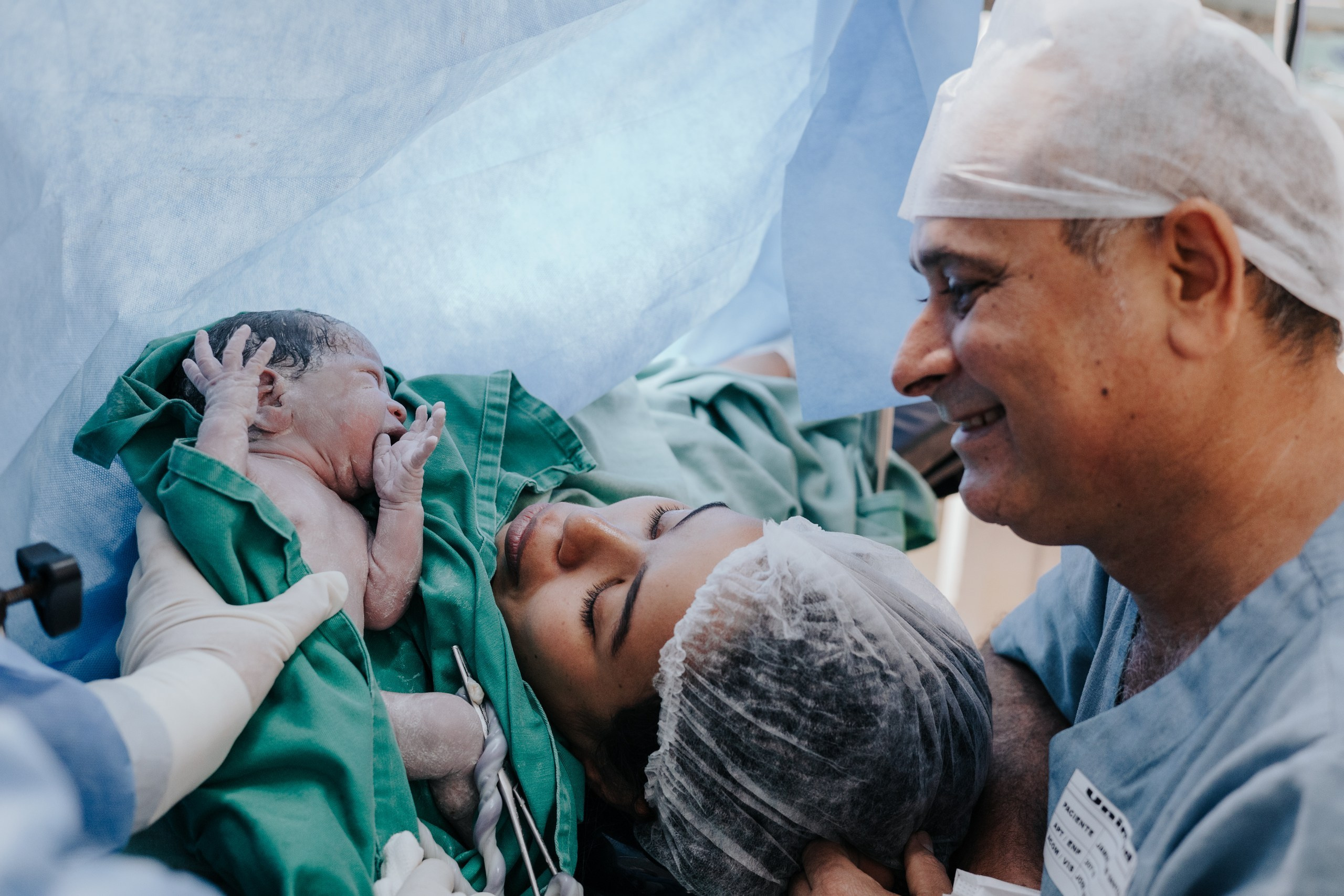 À chegada de Maria Liz. Salvy fotografia