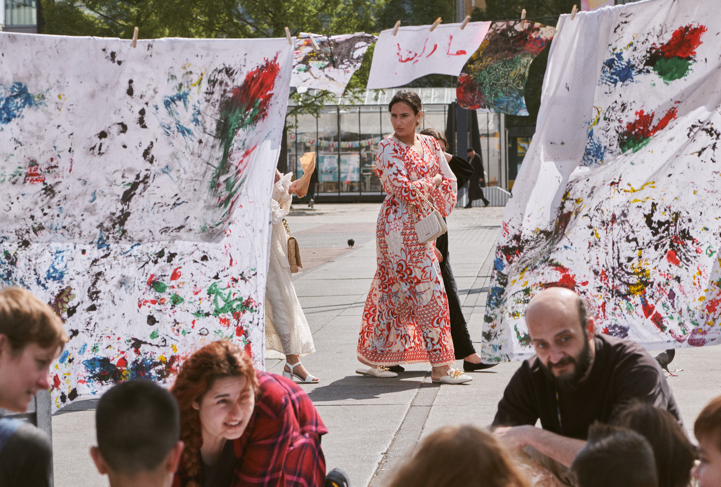 Documentary photoshoot of Maydan Festival 2022. Portrait Photographer in Brussels & Amsterdam — Victoria Ushkanova