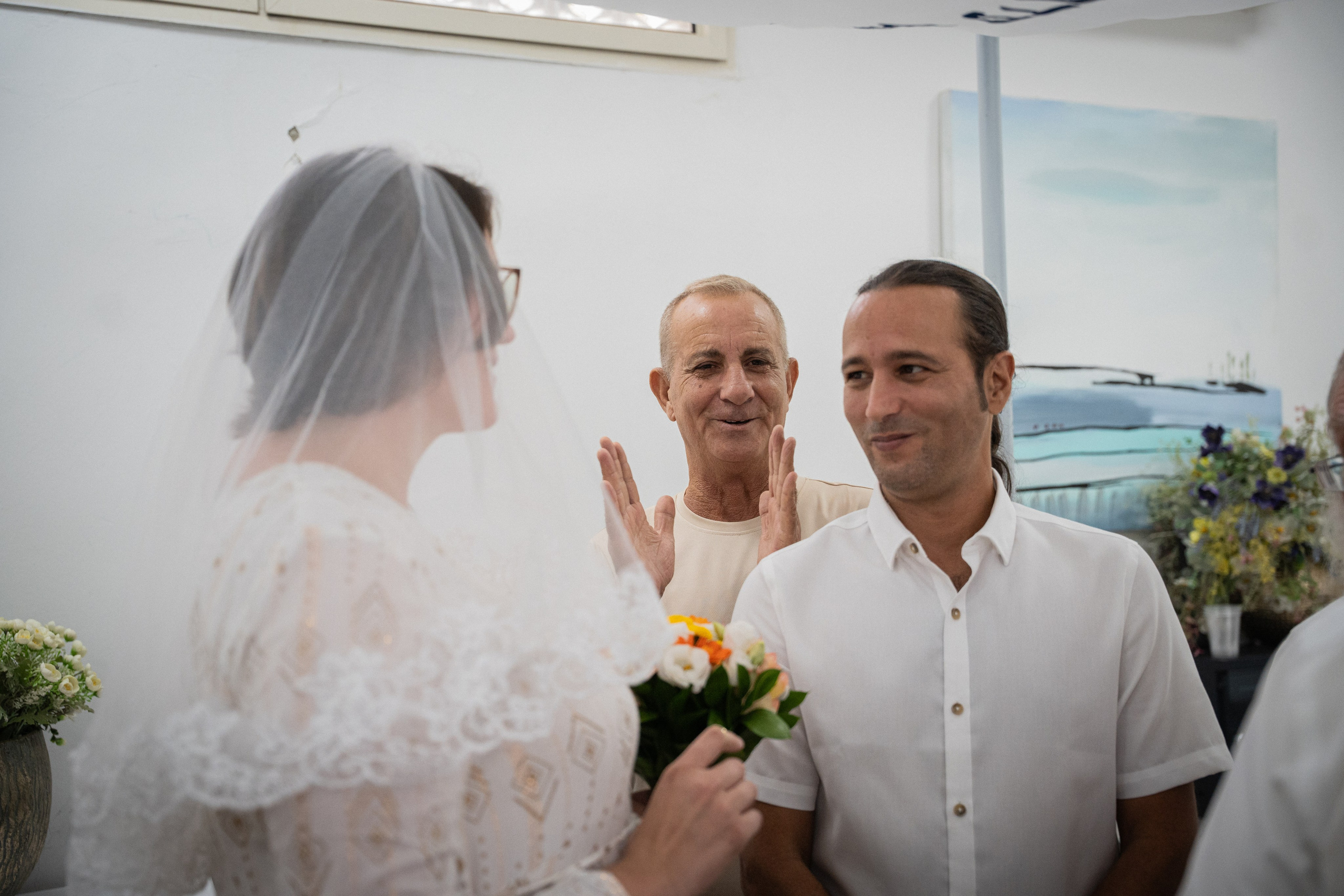 Chuppah of Yael & Raz, Hod Hasharon, July 2026. Divign By Tehilah — Meaningful Graphic Design & Photography