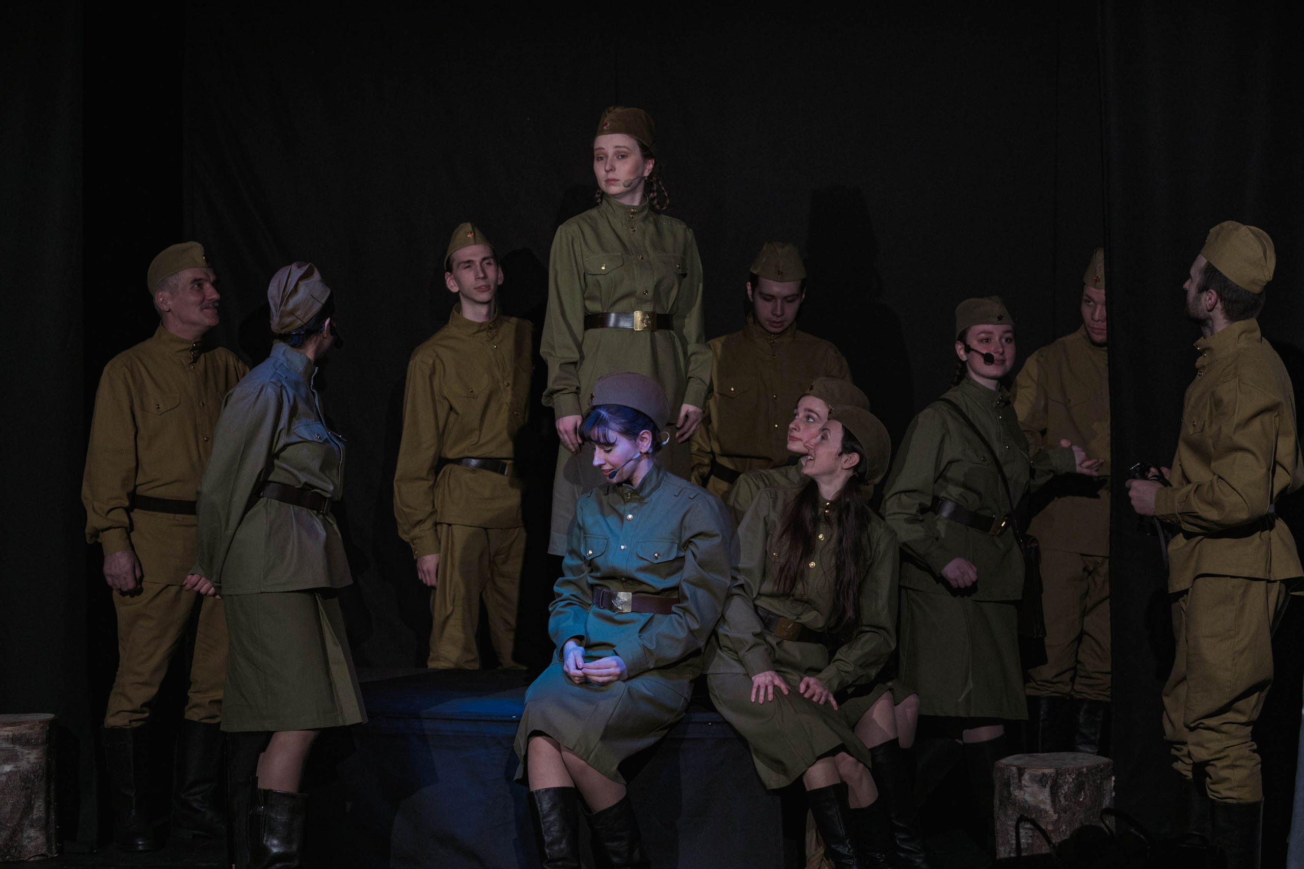 Спектакль "У войны не женское лицо" НМДТ "Образ", 2024 г. Фотограф: Адмакина Дарья