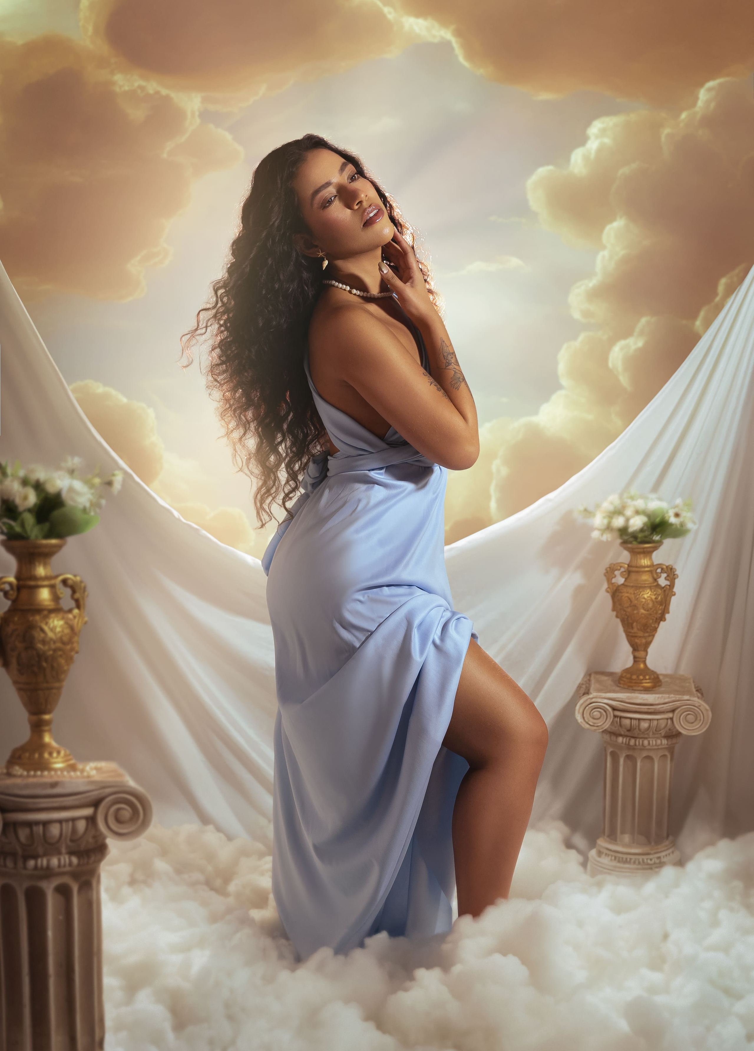 Ensaio fotografico estilo pintura Classica — Afrodite. Fotógrafa em são paulo — Fotos Autênticas