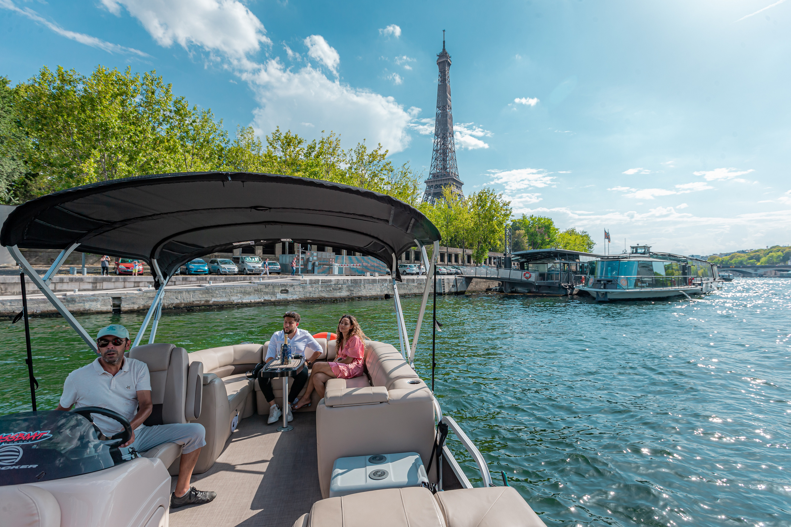 Suprise Proposal on a boat in Paris