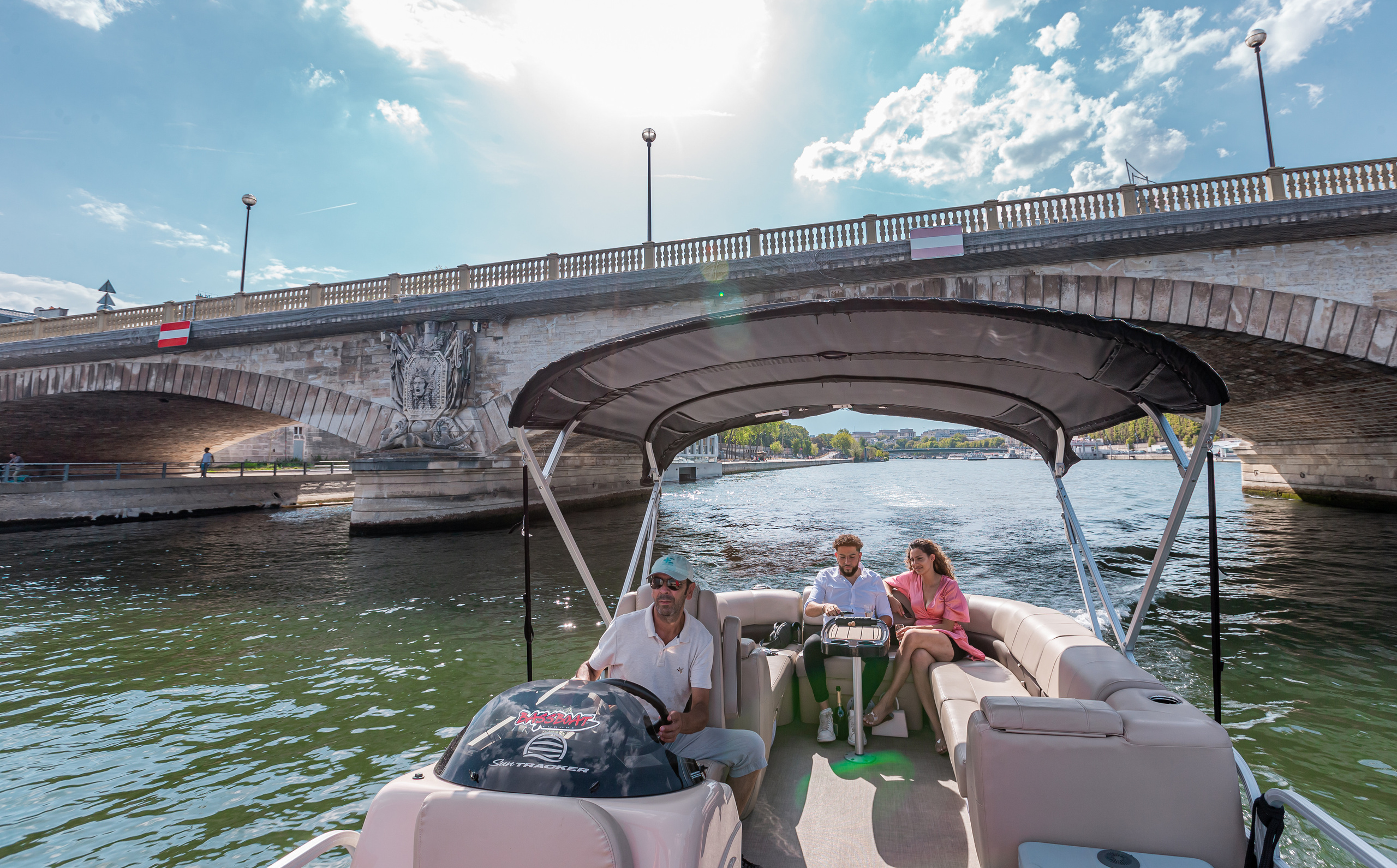 Suprise Proposal on a boat in Paris