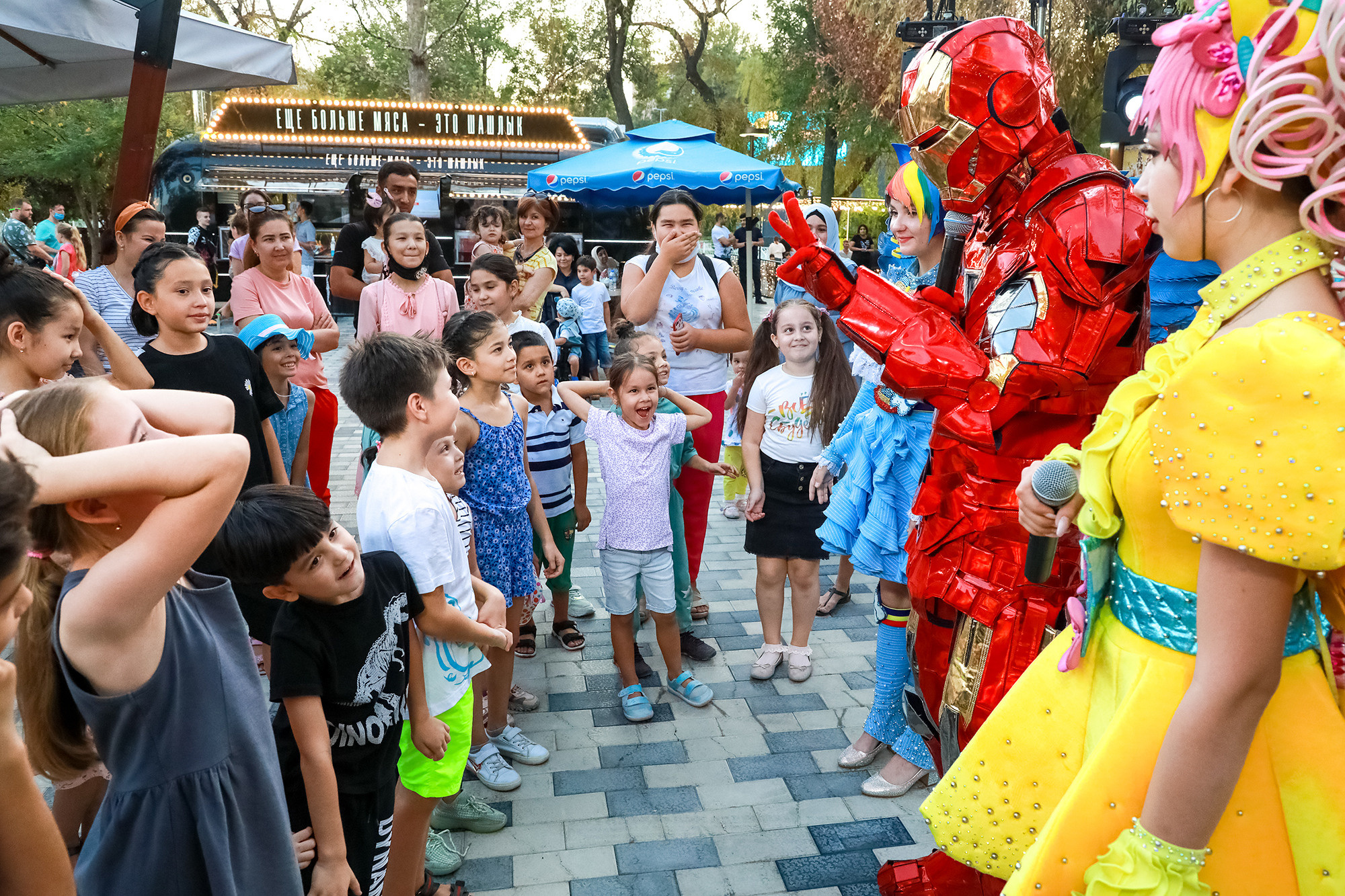 Открытие фудзоны в Экопарке. Семейный, детский, репортажный фотограф в Ташкенте Елена Аллабергенова