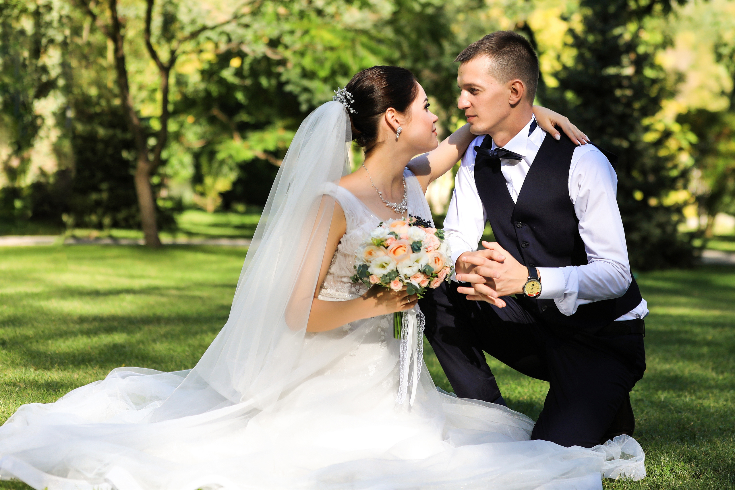 Свадебная фотосессия для Регины и Максима. Семейный, детский, репортажный фотограф в Ташкенте Елена Аллабергенова