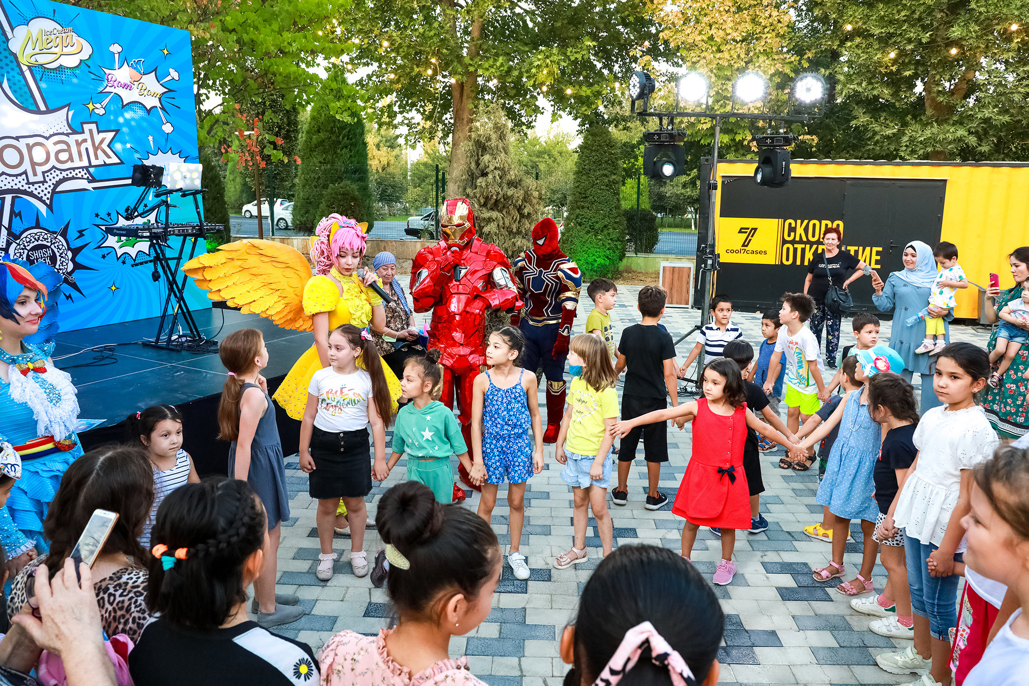 Открытие фудзоны в Экопарке. Семейный, детский, репортажный фотограф в Ташкенте Елена Аллабергенова