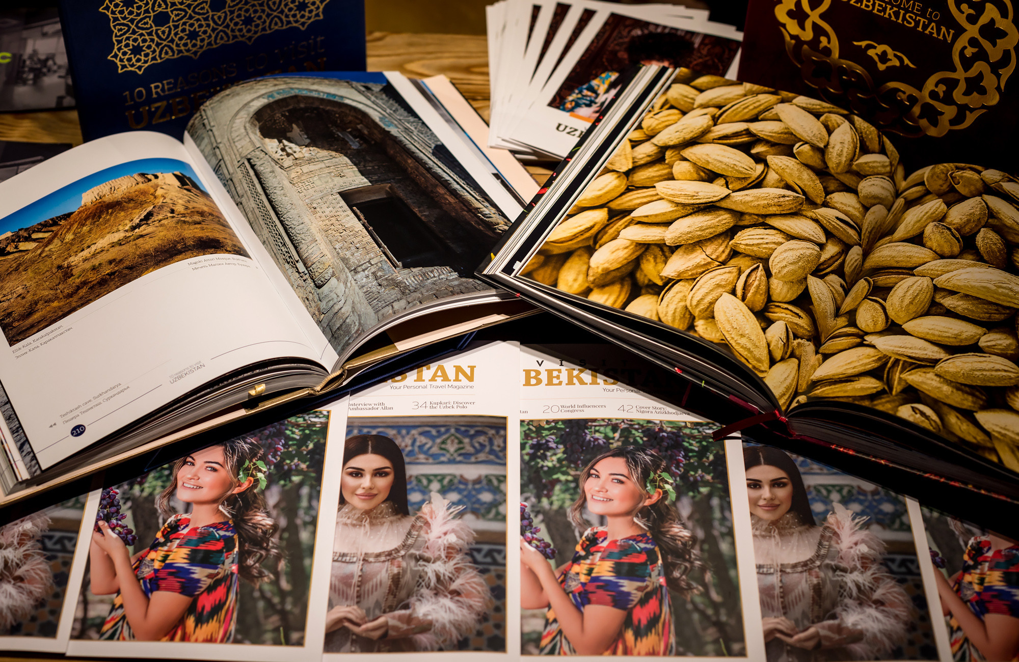 Презентация нового журнала Визит Узбекистан. Семейный, детский, репортажный фотограф в Ташкенте Елена Аллабергенова