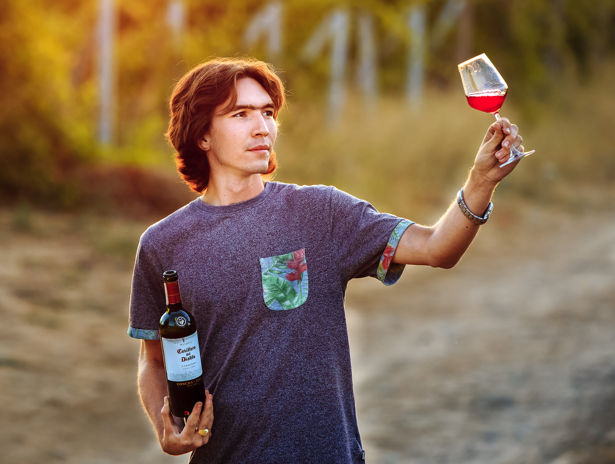 Тематическая фотосессия для талантливого молодого винодела. Семейный, детский, репортажный фотограф в Ташкенте Елена Аллабергенова