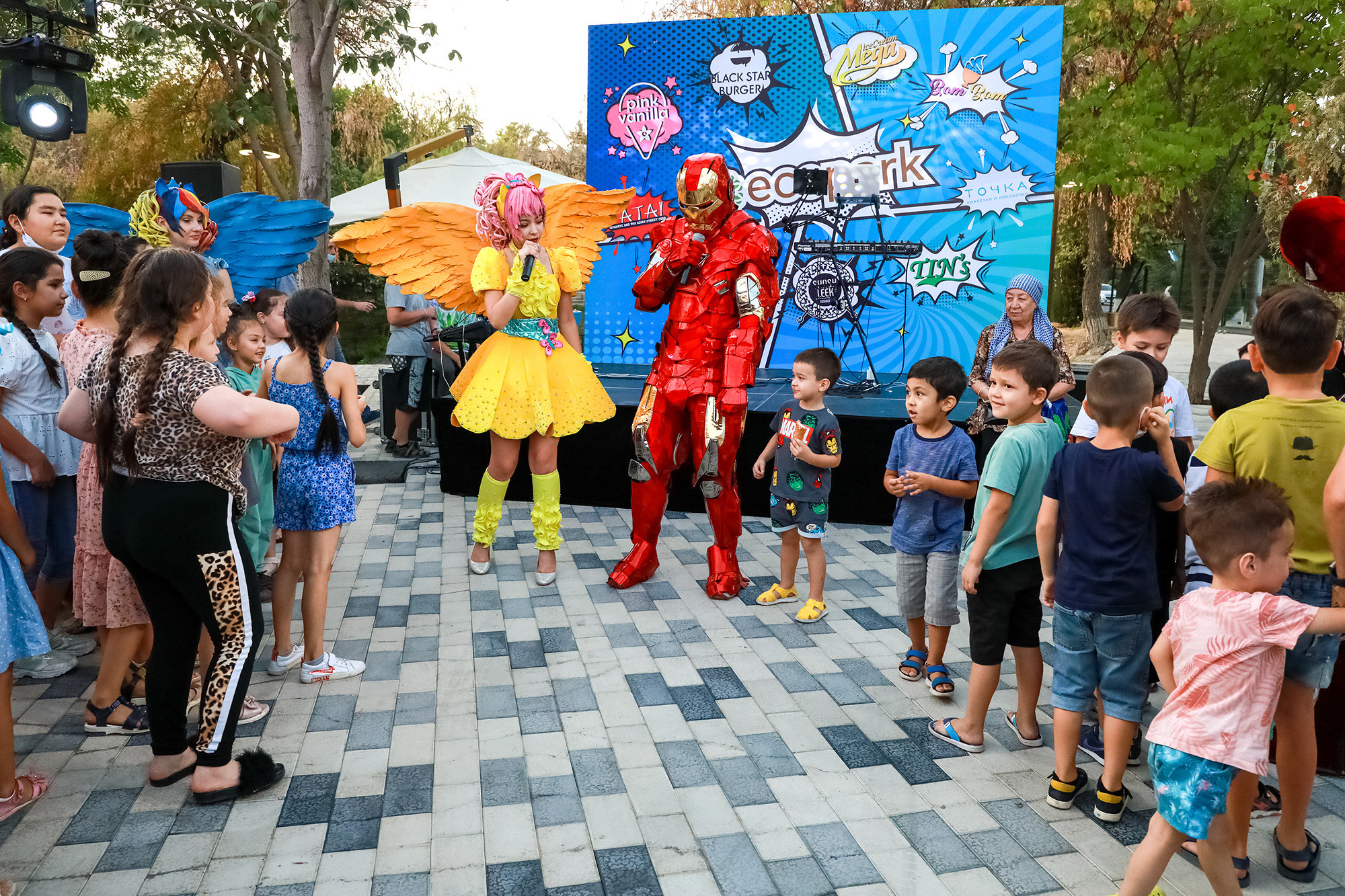 Открытие фудзоны в Экопарке. Семейный, детский, репортажный фотограф в Ташкенте Елена Аллабергенова