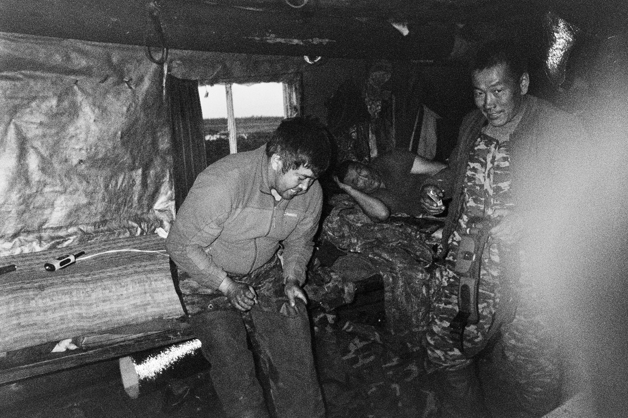 Boys' hut. Filmmaker