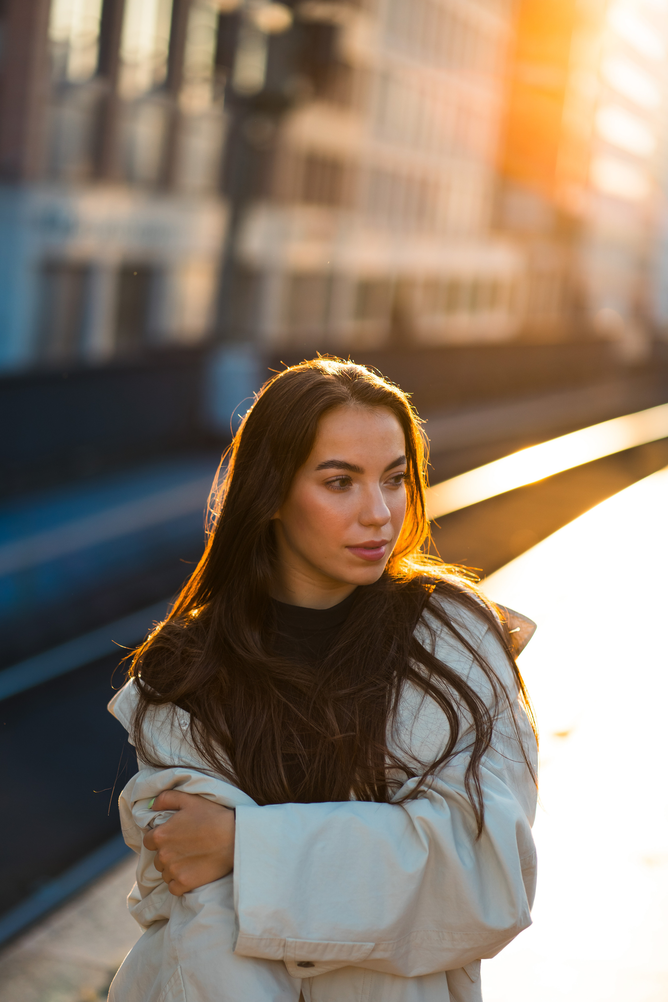 Lyuda & Trains. Professional Photographer in Berlin — Portraits, Love Story, Events, F