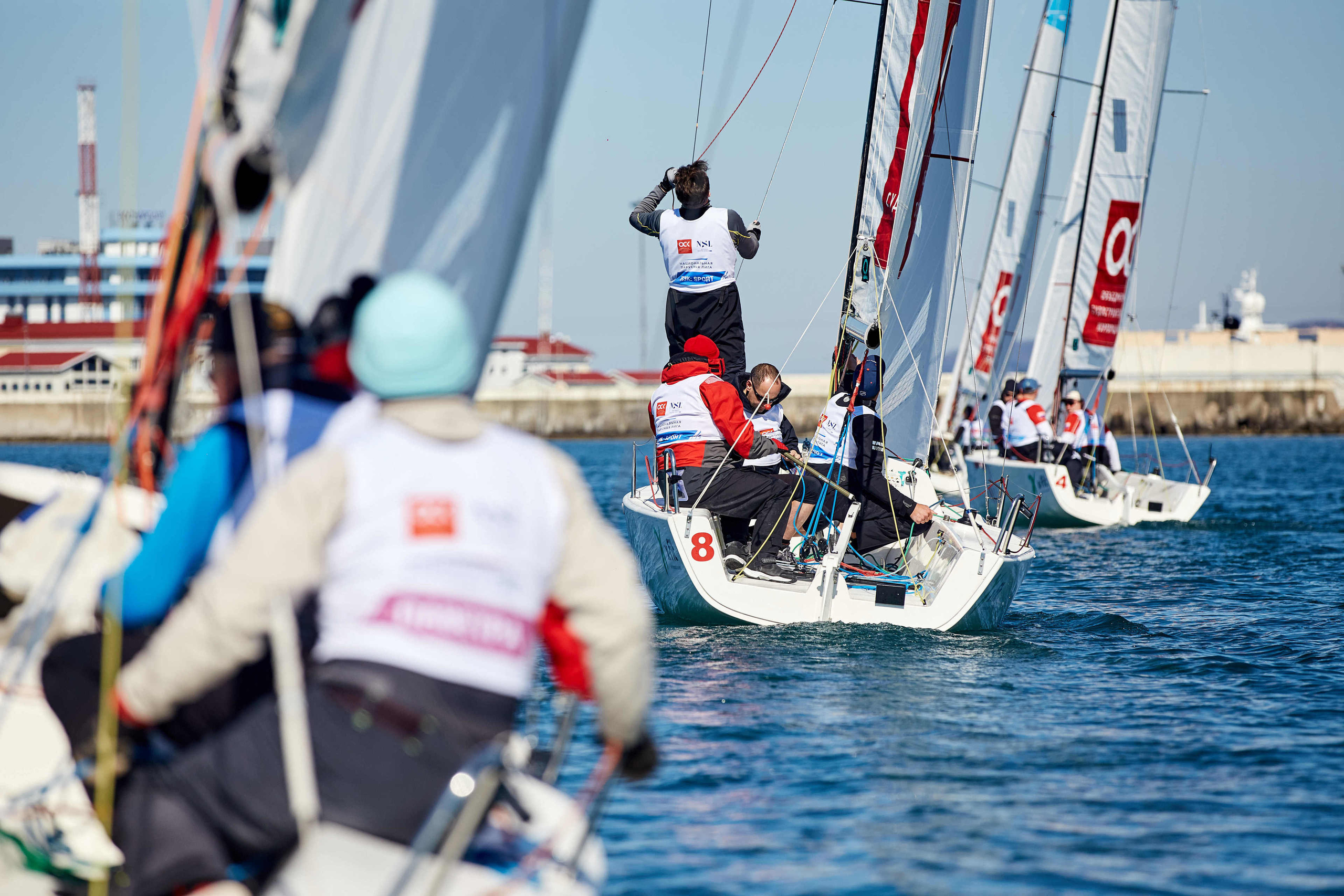 Premier Division Stage of the National Sailing League. Photographer Nikita Starodubtsev Serbia, Montenegro, Georgia, Turkey