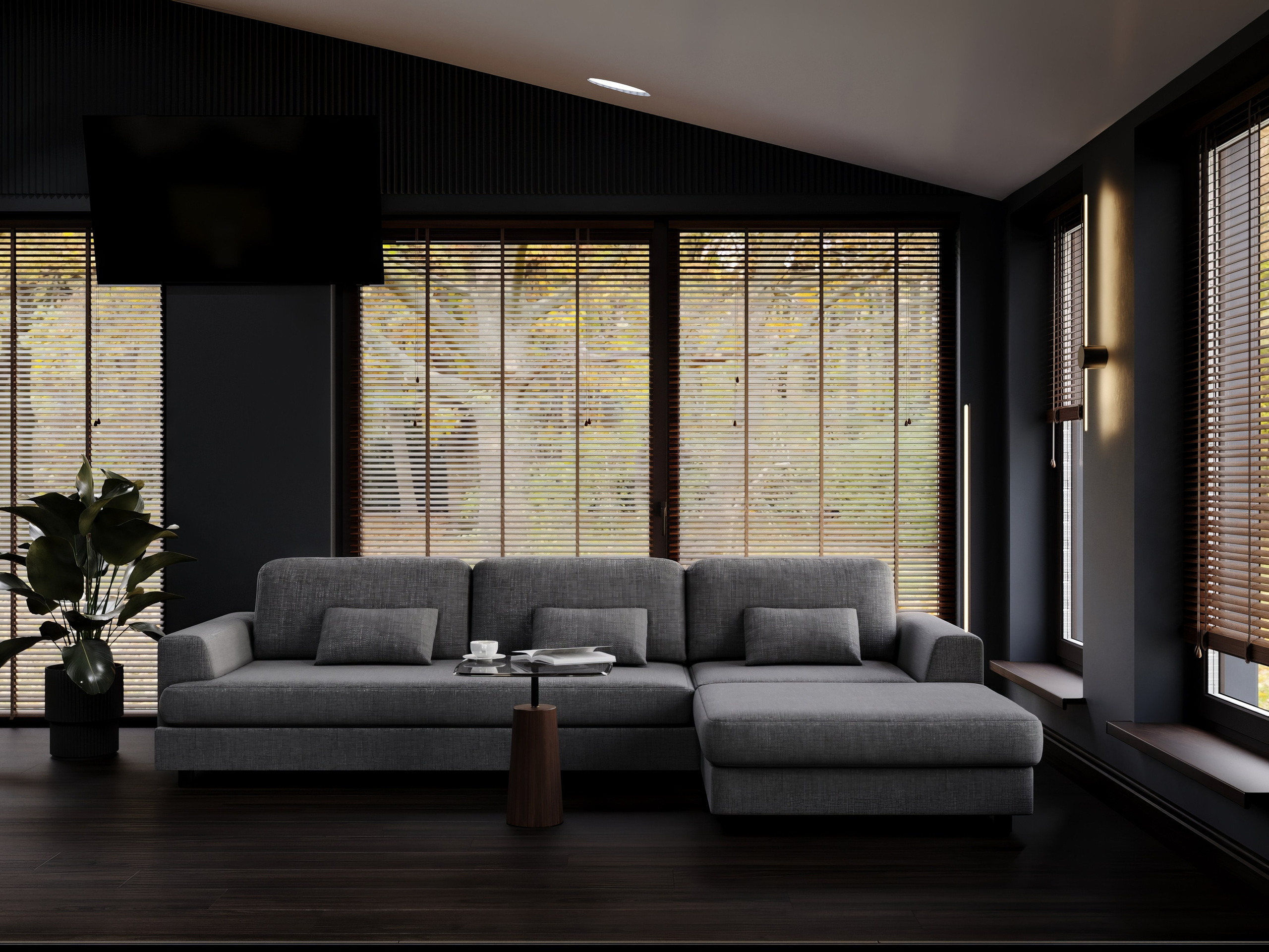 Birojs 32 m2. Interjera dizaina studija 4 Stūri