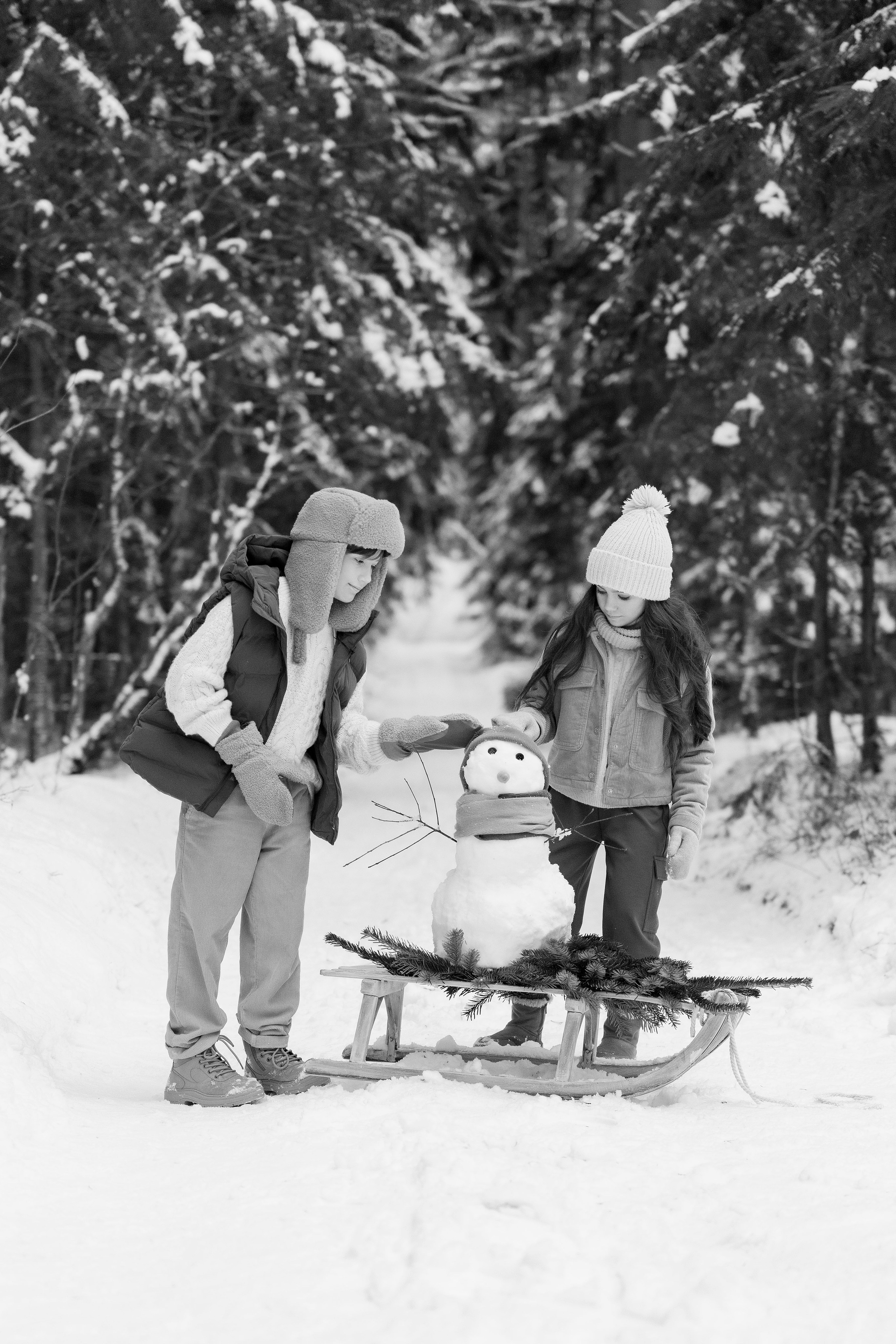 София, Микаэль. Зимняя сказка 2. Анна Григьян — фотограф ретушёр в Даугавпилсе (Латвия)