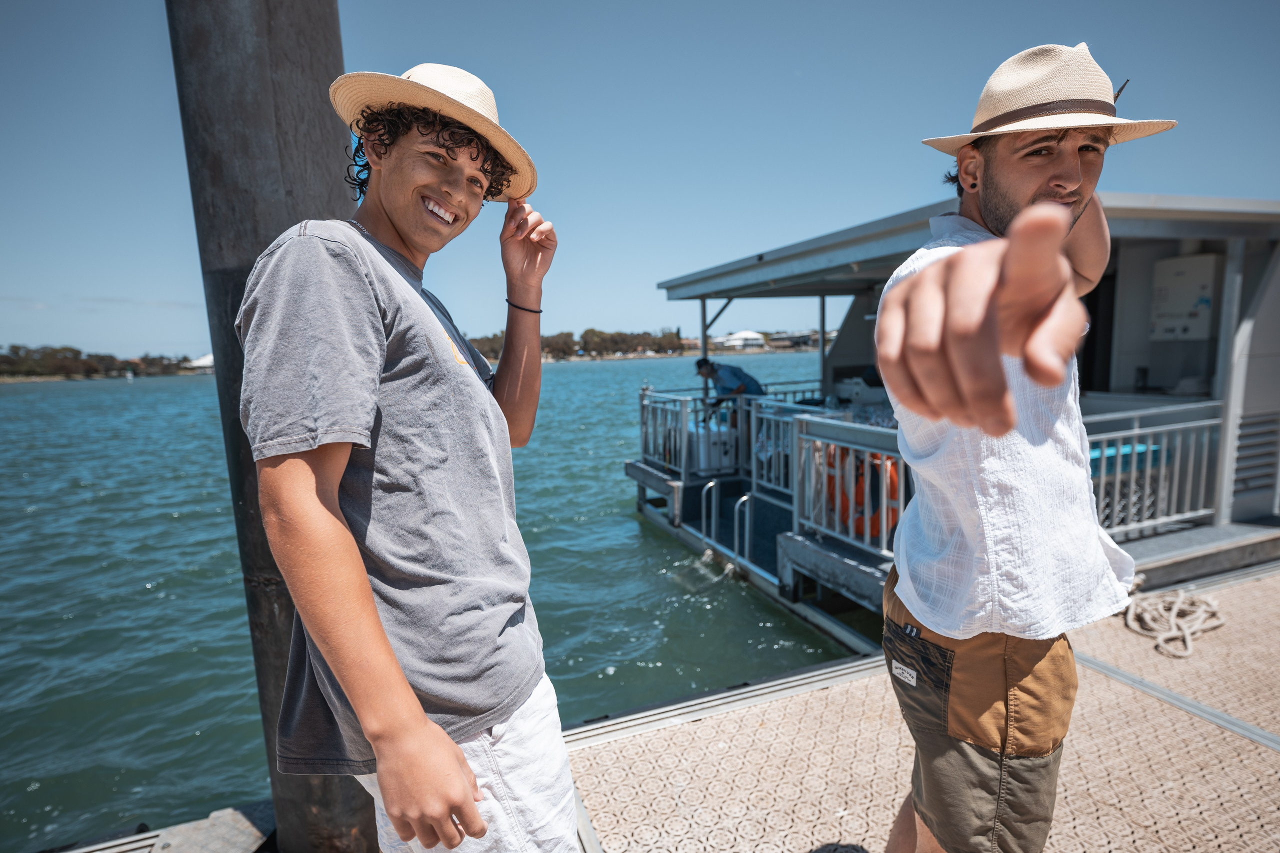 Product photoshoot for a hat store