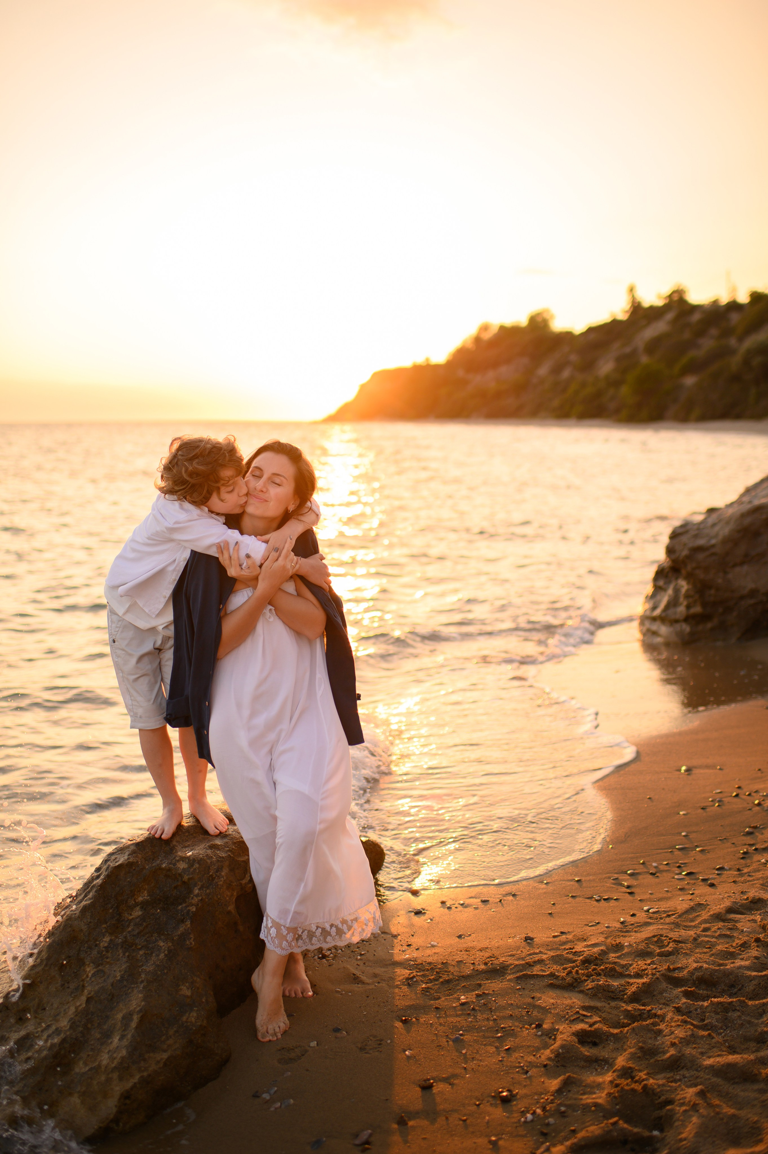 Family Sunset Beach. Семейная, детская, портретная и предметная фотосъемка в Салониках
