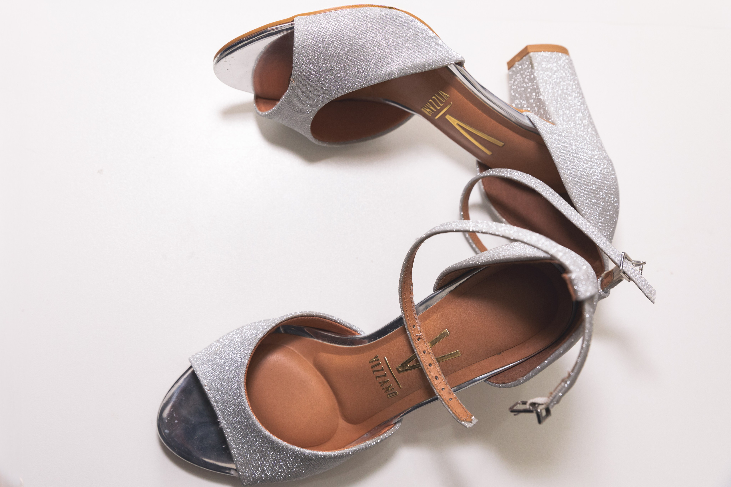 Sapatos da noiva, registro feito em seu making-of