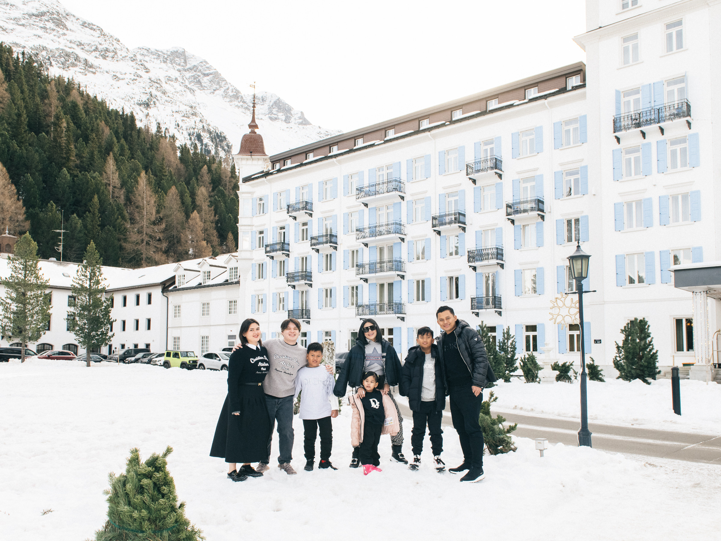 Family shooting, St. Moritz. Фотограф в Итлаии — Свадебный фотограф Озеро Комо