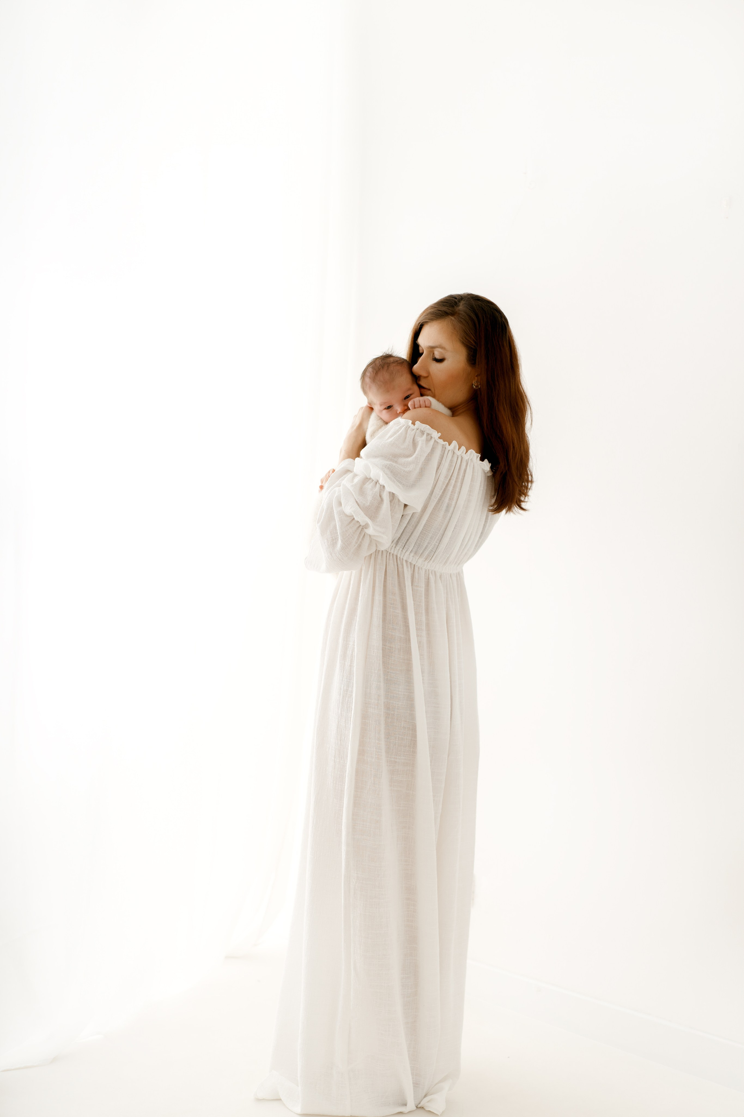 Malutki Szymuś na swojej pierwszej sesji. Fotograf Łódź - sesja ciążowa, noworodkowa, dziecięca. Studio w Łodzi