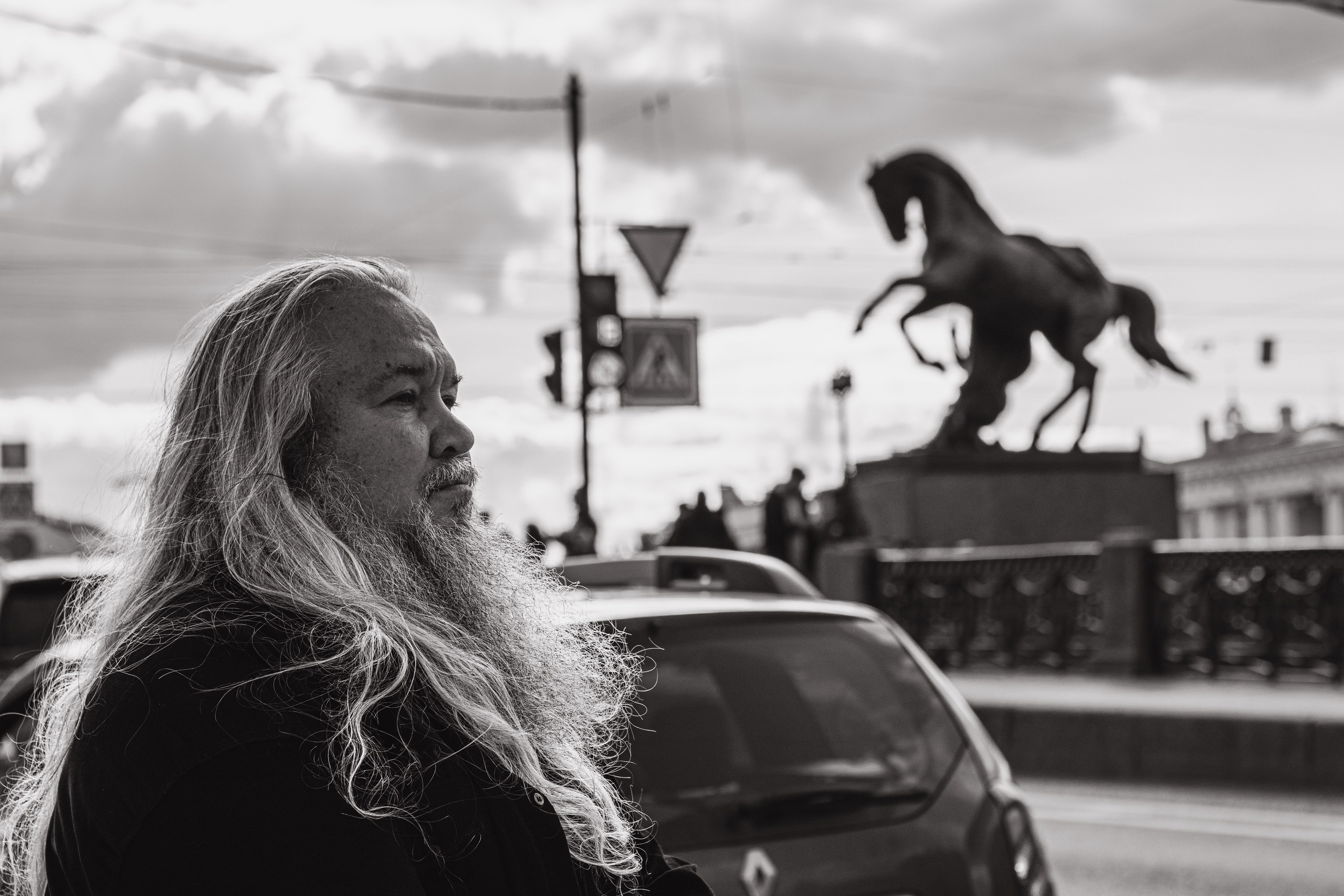 Александр Карев. Съёмка для поэта