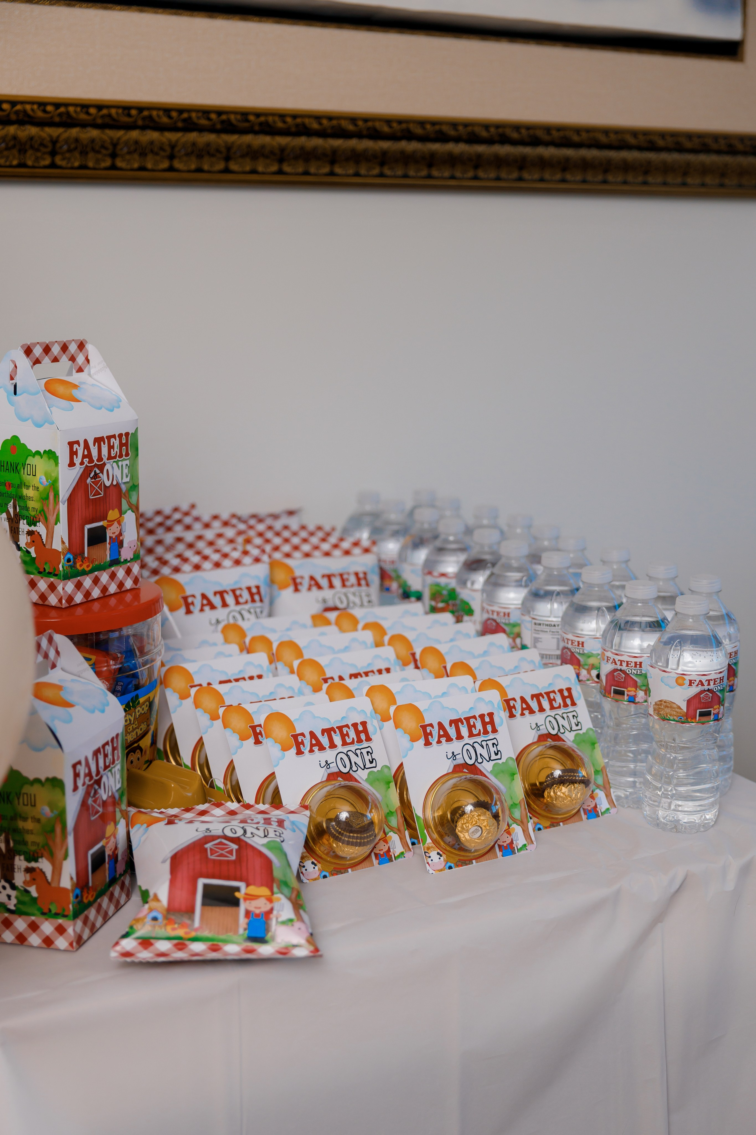 Fateh’s 1st birthday. Home