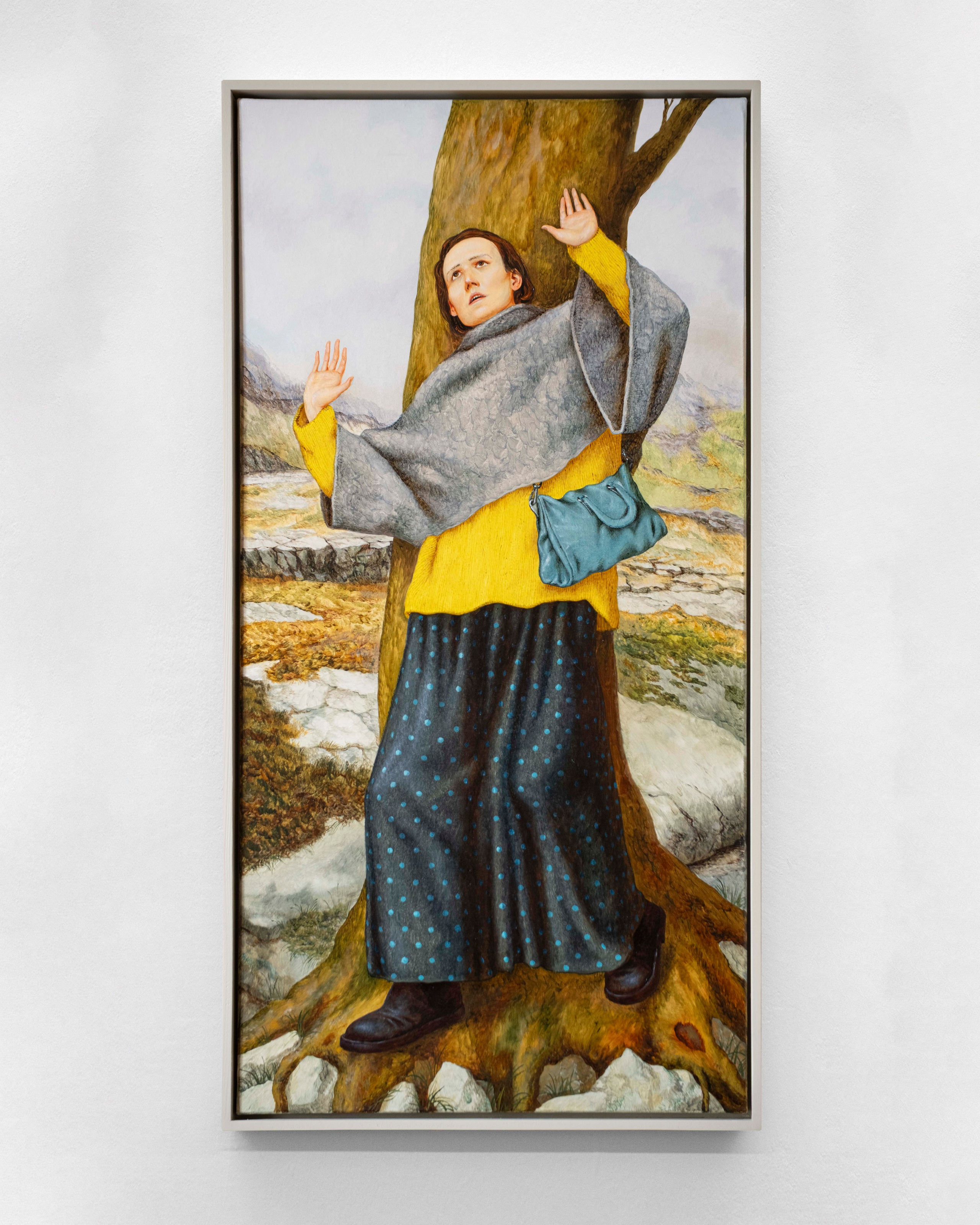 Figure by a tree. Paul Rog