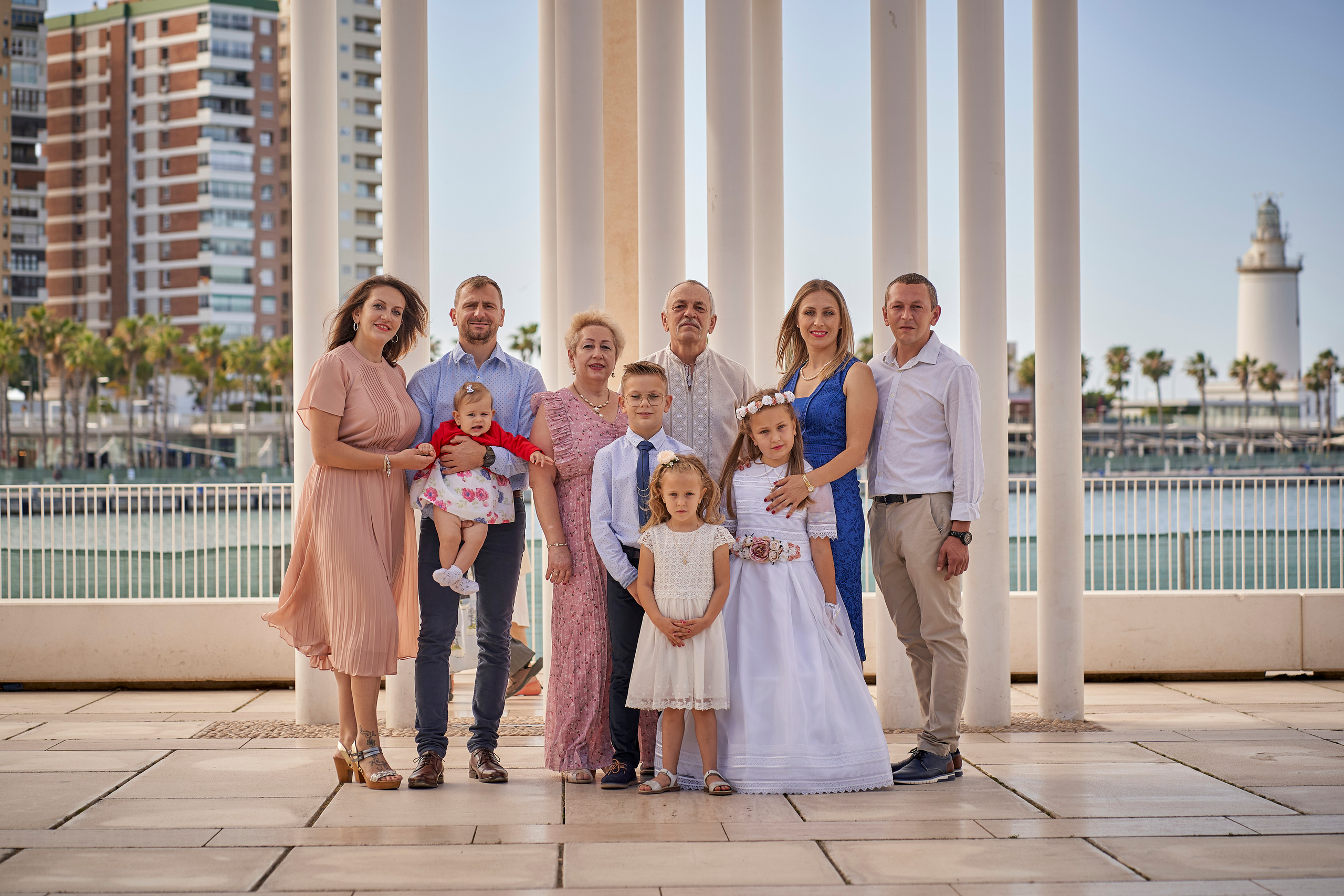 Ilya y Karolina comuñon. Fotógrafo de bodas y familias en España, Málaga, Marbella