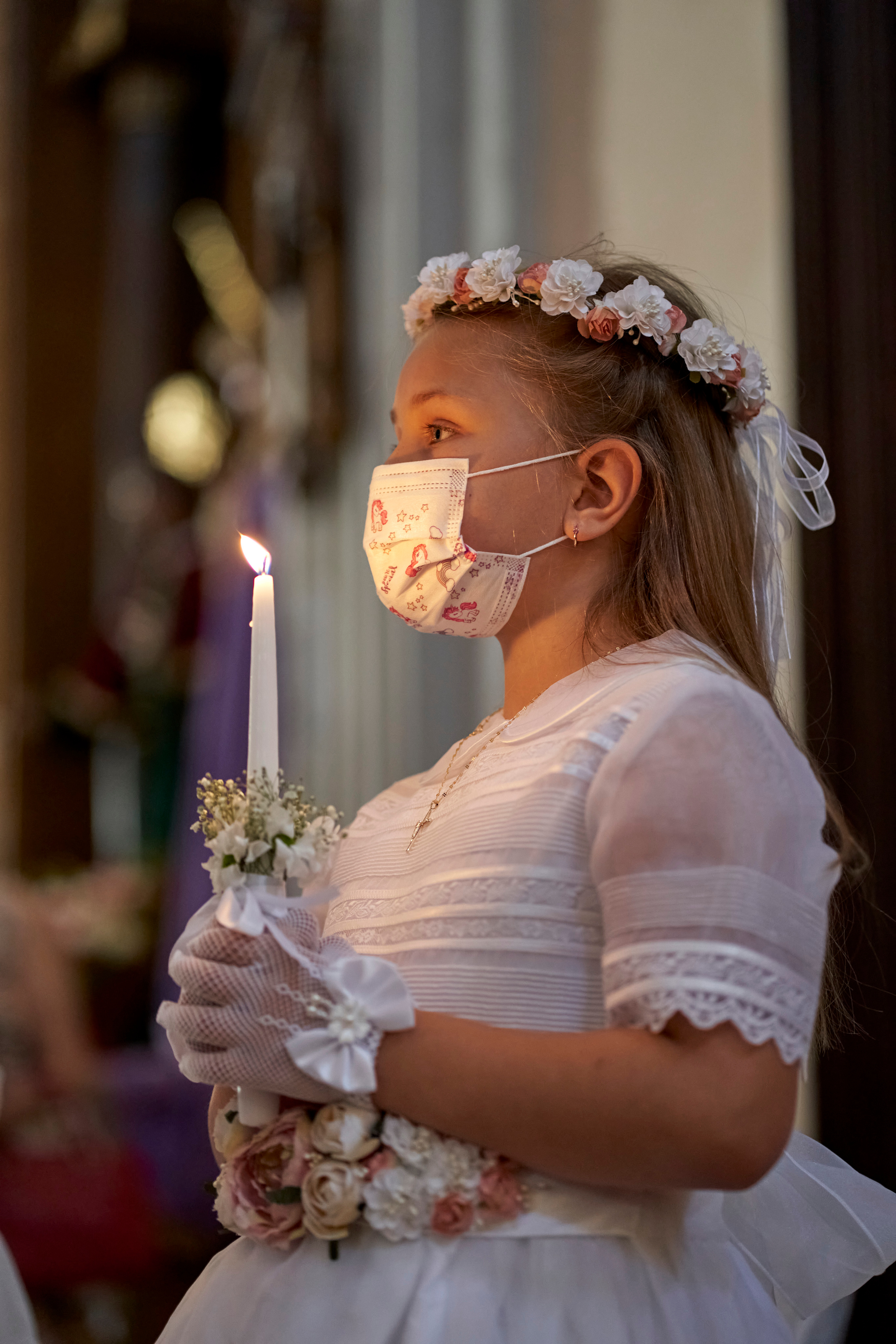 Ilya y Karolina comuñon. Fotógrafo de bodas y familias en España, Málaga, Marbella
