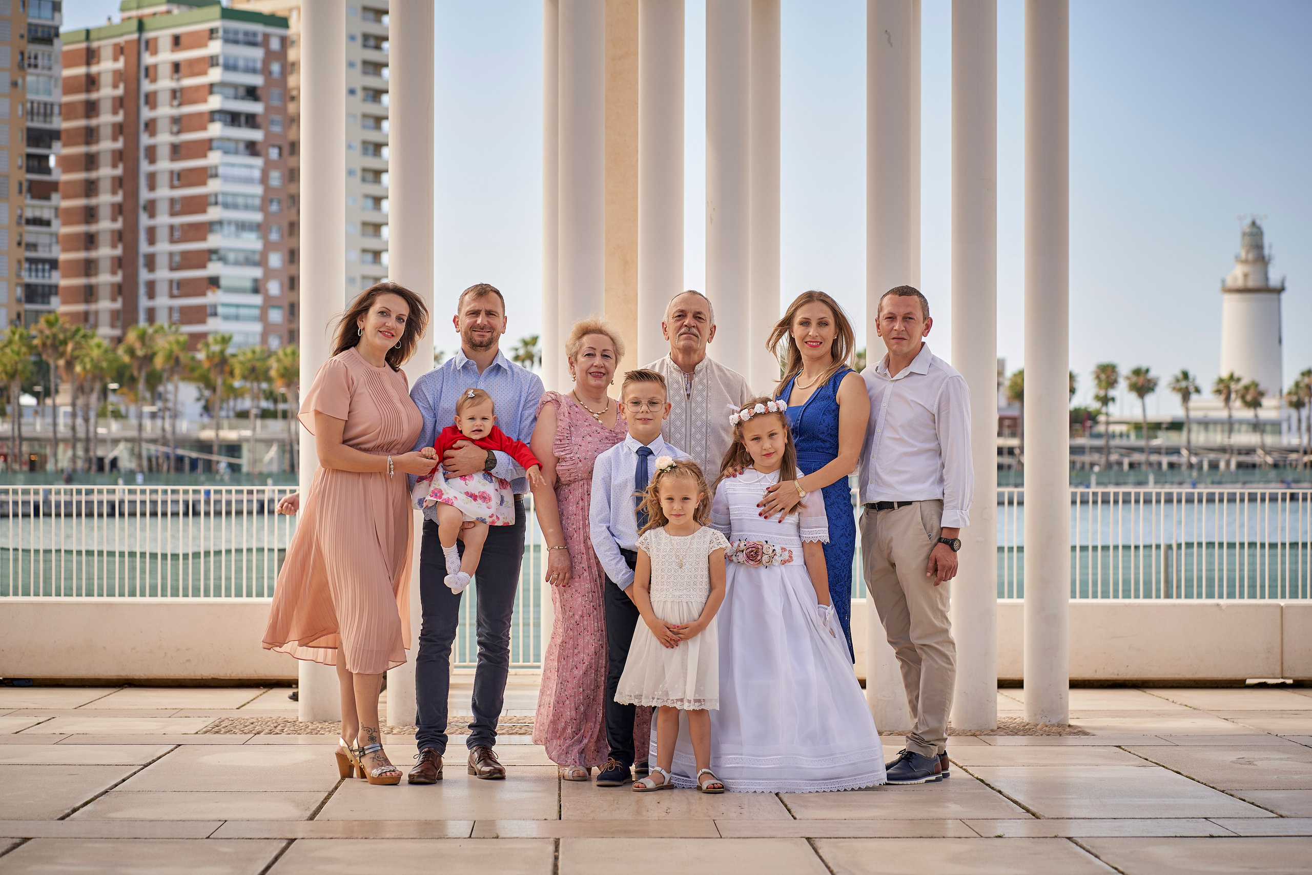 Ilya y Karolina comuñon. Fotógrafo de bodas y familias en España, Málaga, Marbella