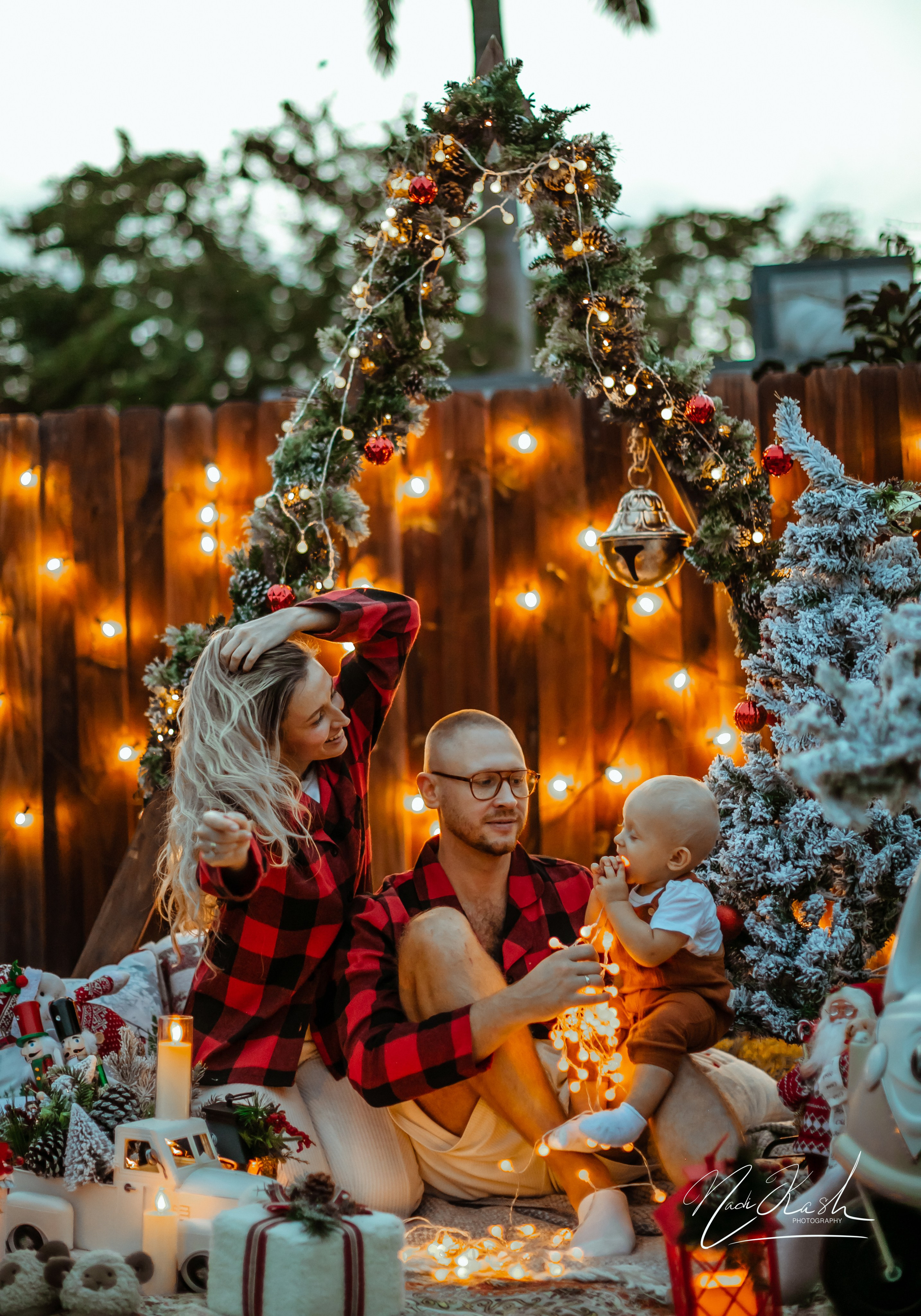 Christmas photoshoot. Photographer in Miami, Family photographer, Event, Wedding