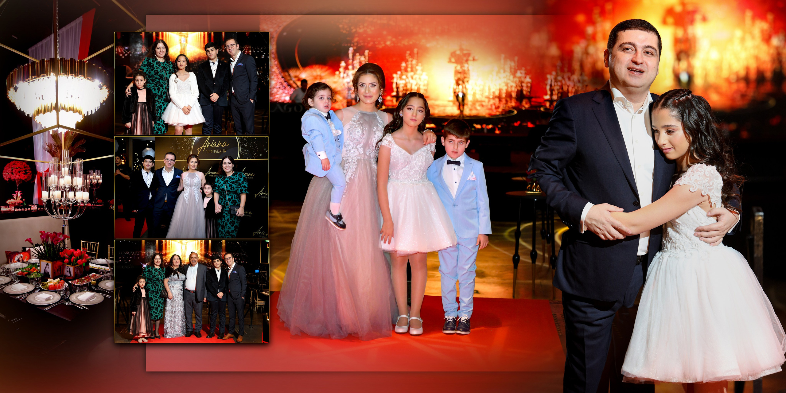 Bat Mitzvah Ariana. Wedding and events photographers Studio Shalom