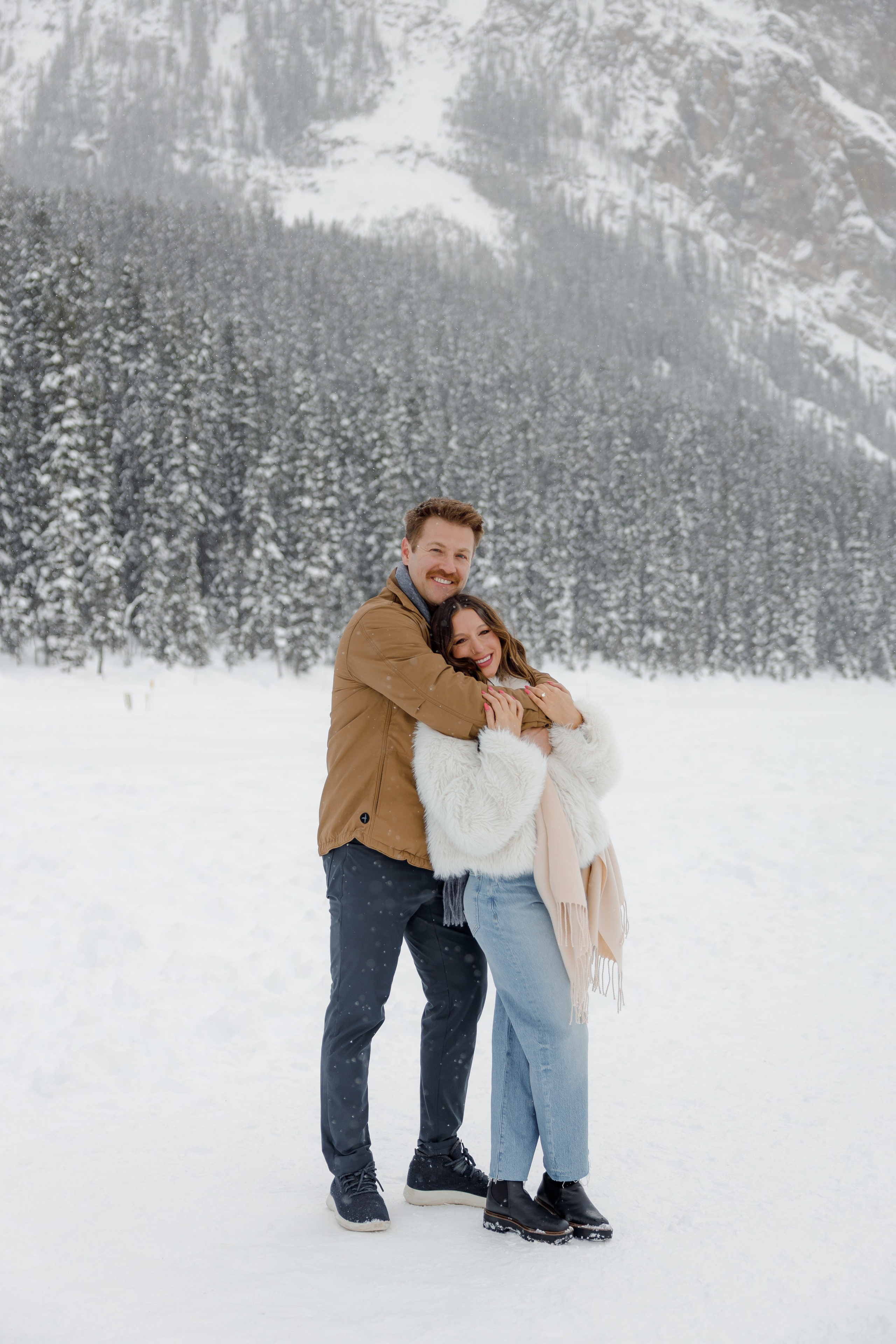 Lake Louise engagement session. Home