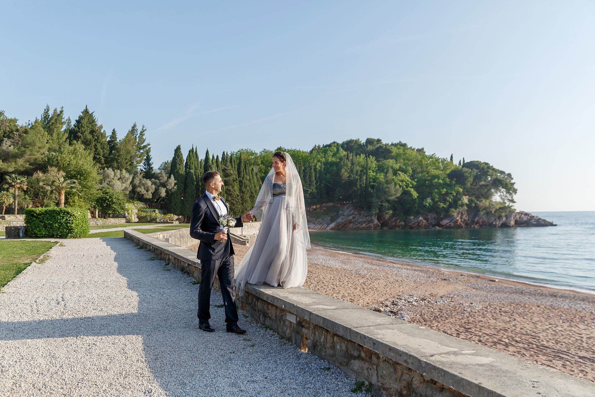 Фотограф в Черногории парк Милочер