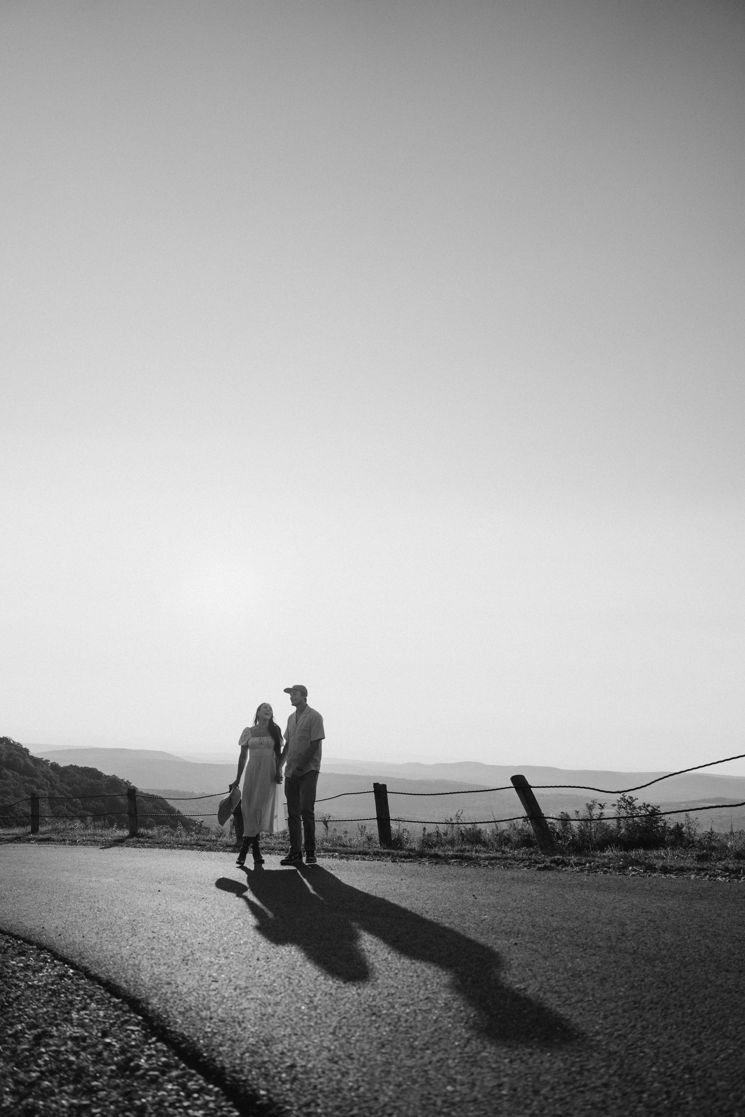 Sunset aesthetic couple photography in Albany New York